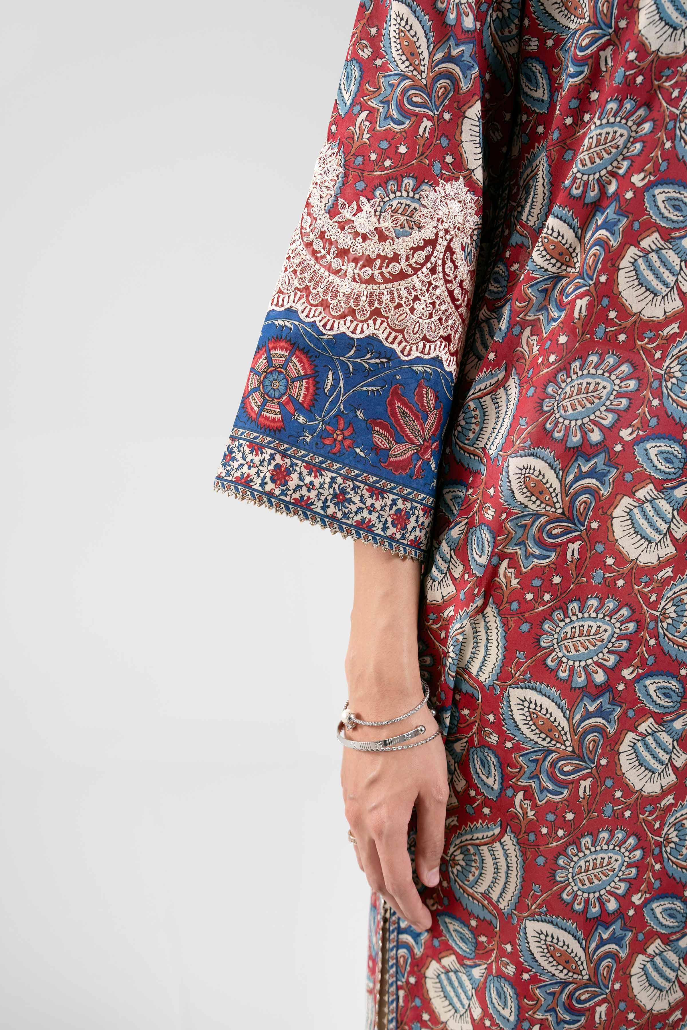 3 Piece - Printed Embroidered Suit - 42601170 for Women - Unstitched Collection | Nishat | Shop Online