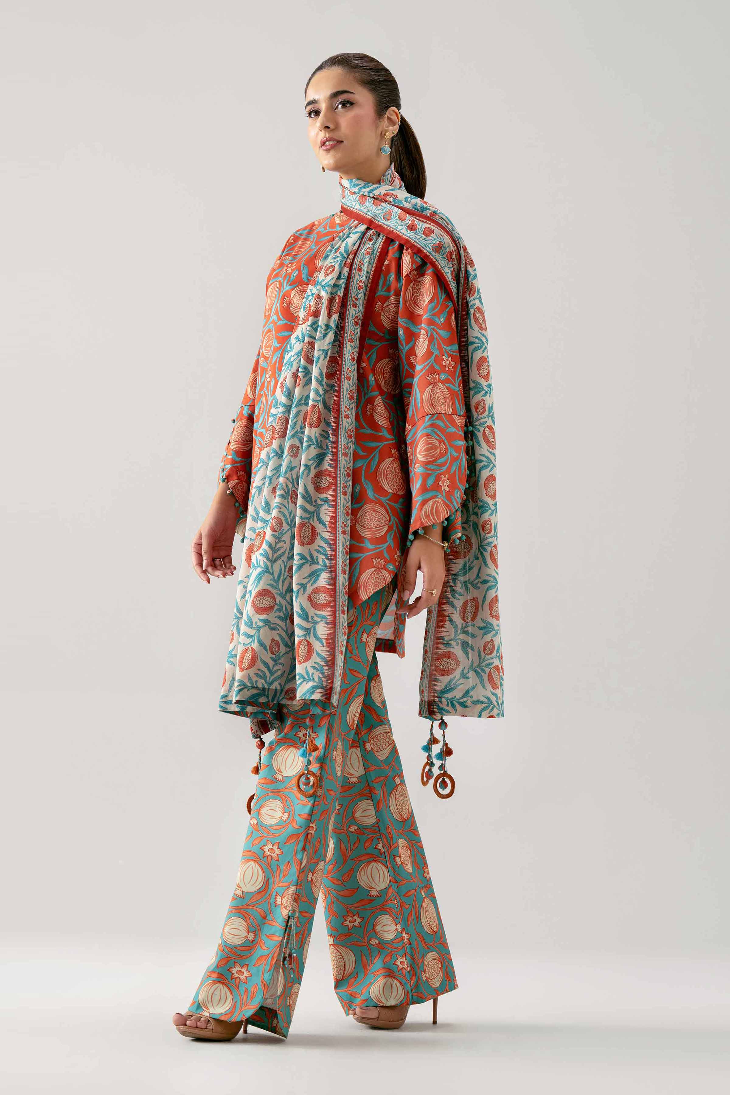 3 Piece - Printed Suit - 42601179