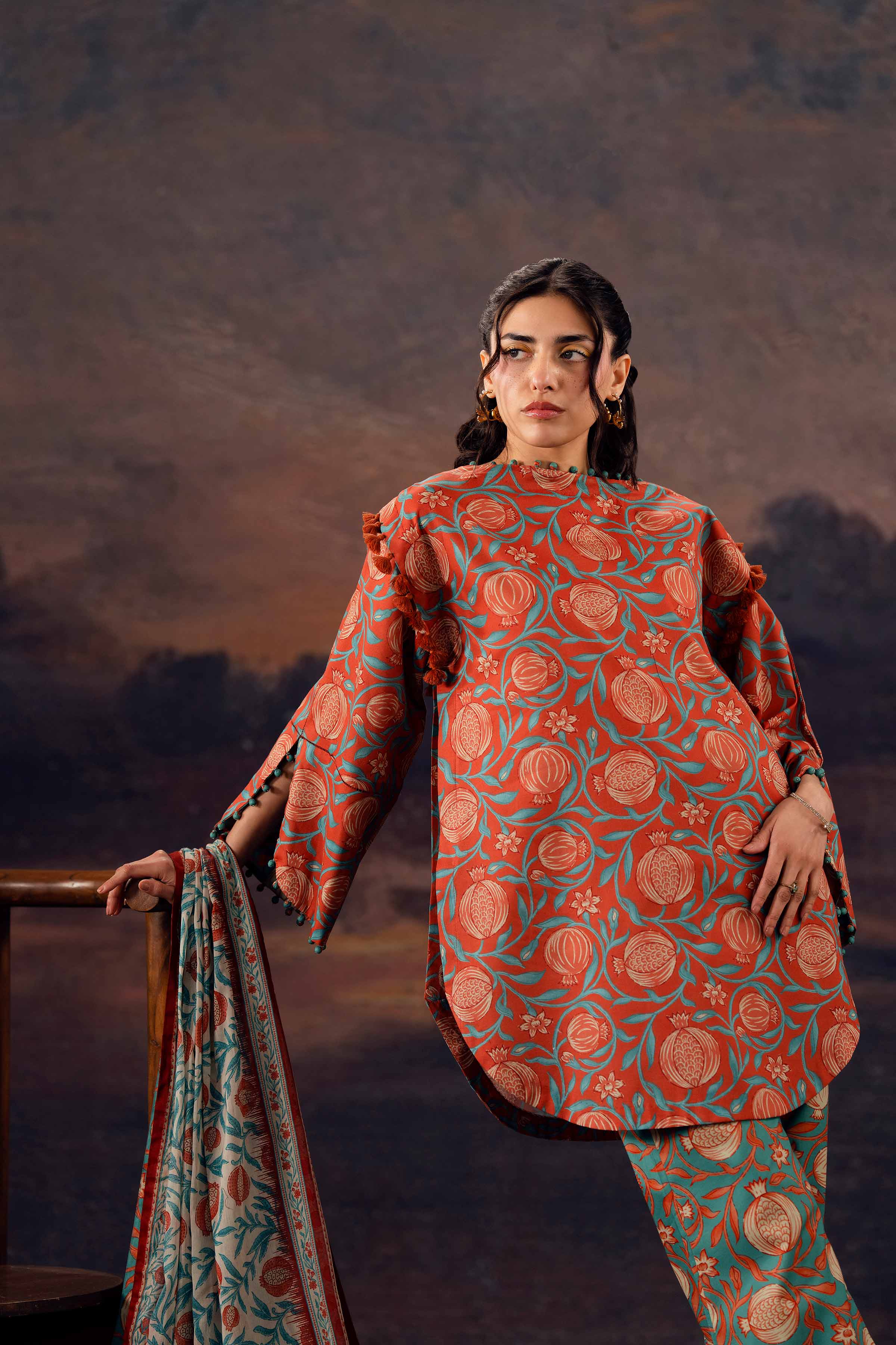 3 Piece - Printed Suit - 42601179