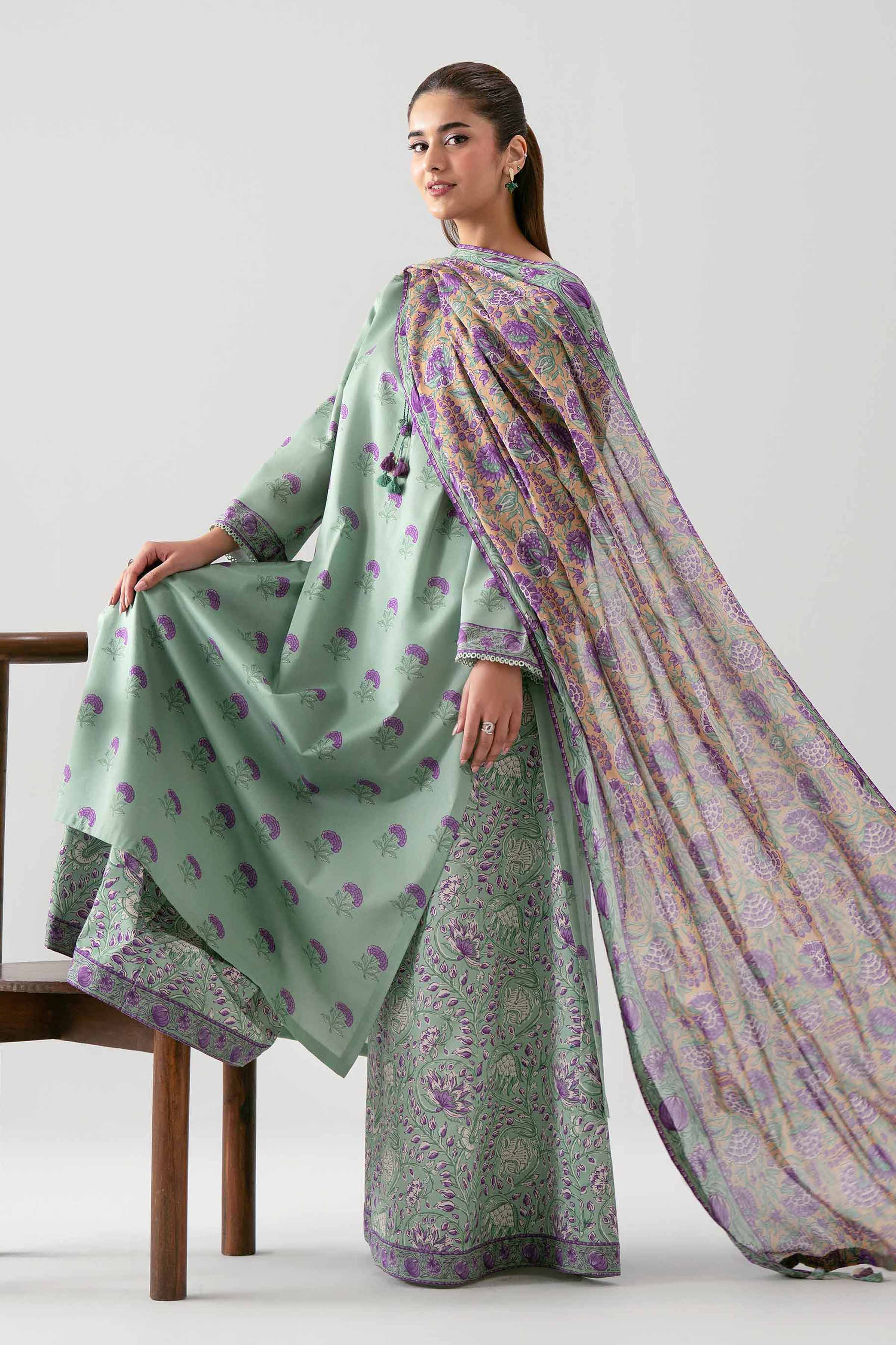 3 Piece - Printed Suit - 42601189