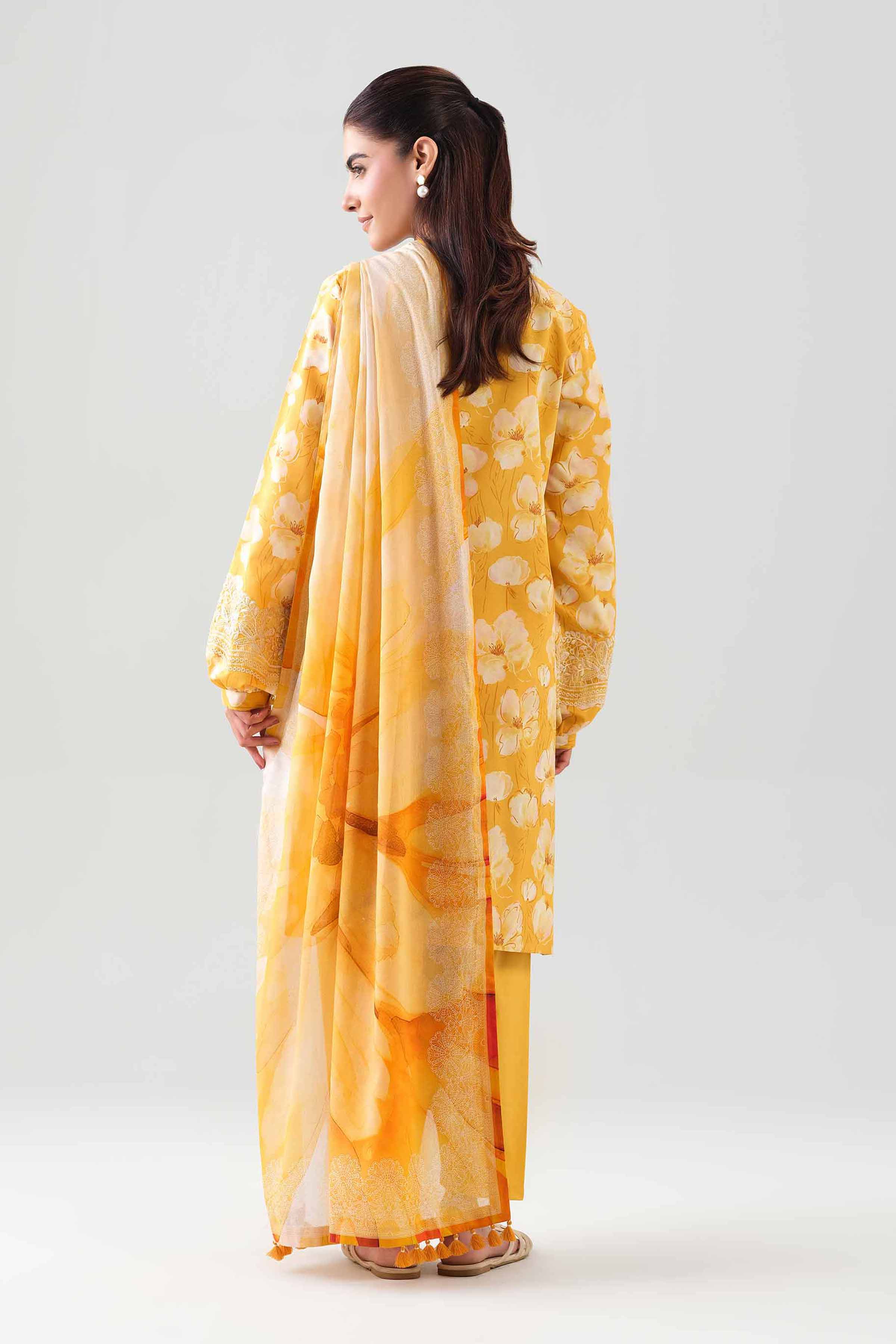 3 Piece - Digital Printed Embroidered Suit - 42601200 for Women - Unstitched Collection | Nishat | Shop Online