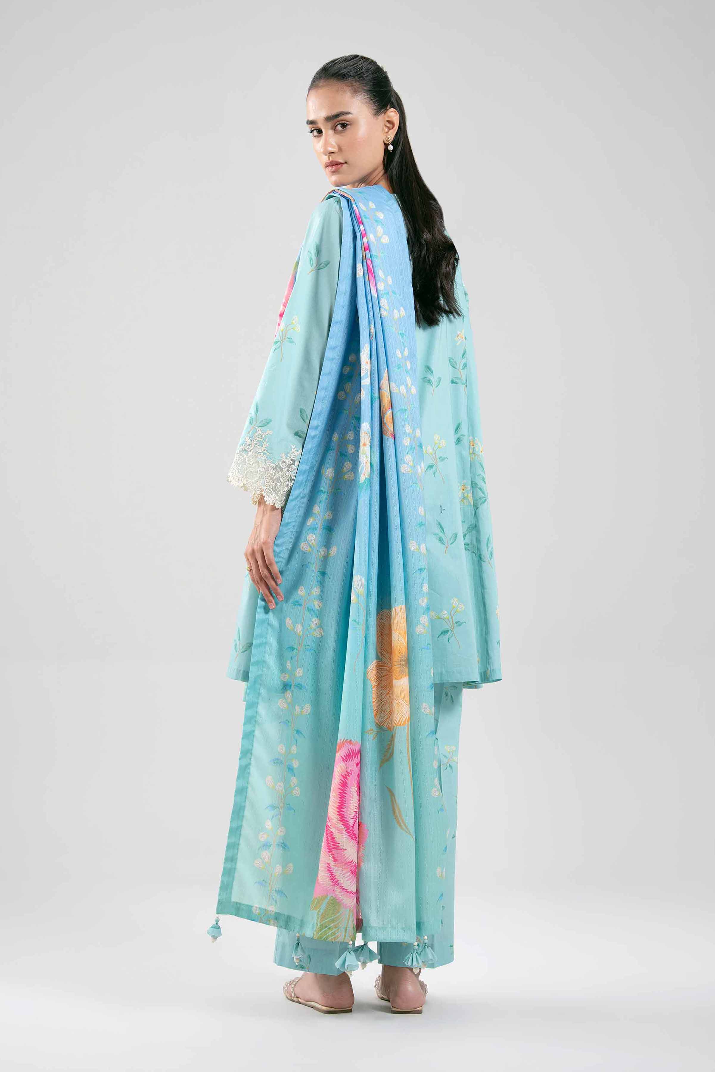 3 Piece - Digital Printed Embroidered Suit - 42601201 for Women - Unstitched Collection | Nishat | Shop Online