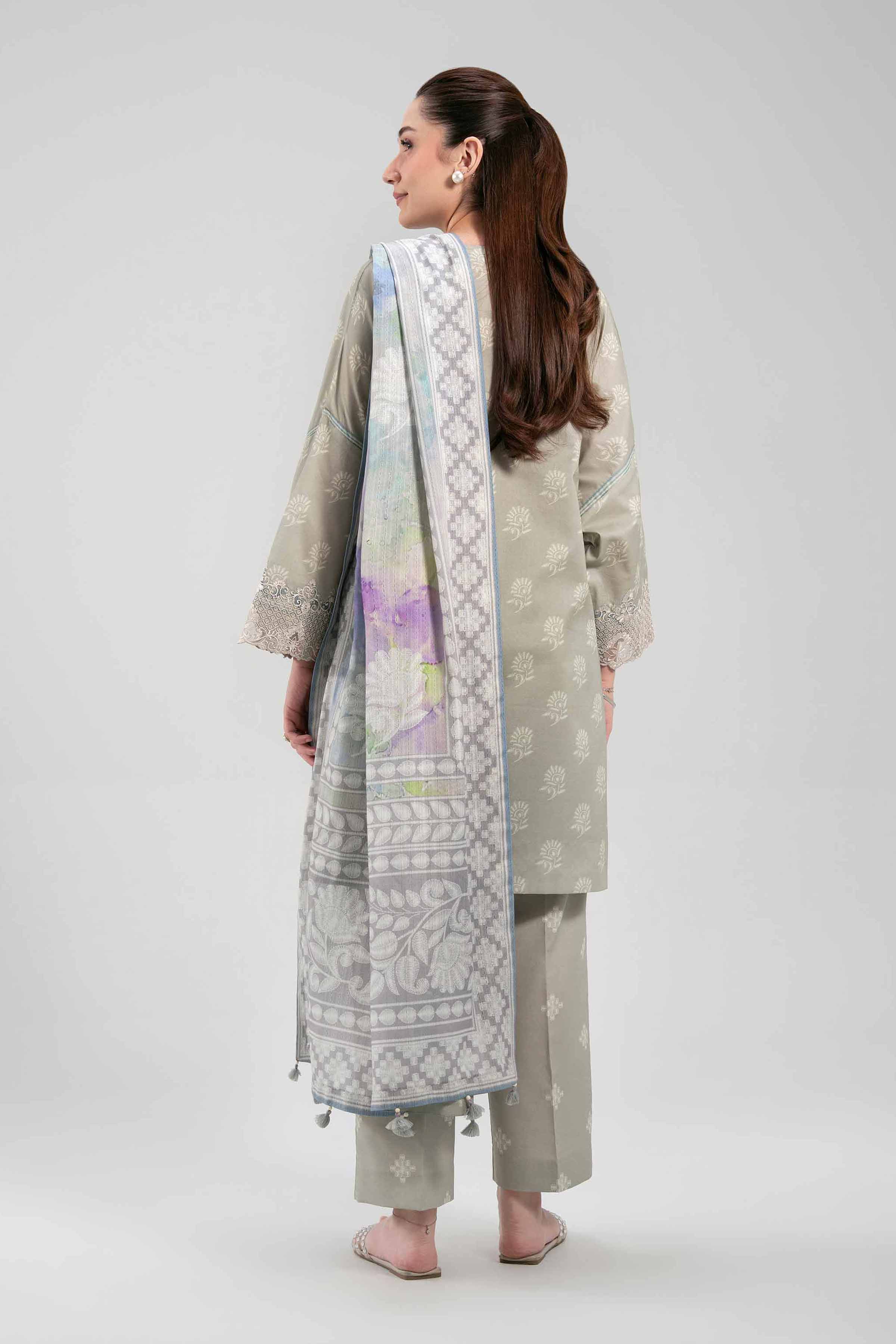 3 Piece - Digital Printed Embroidered Suit - 42601204 for Women - Unstitched Collection | Nishat | Shop Online