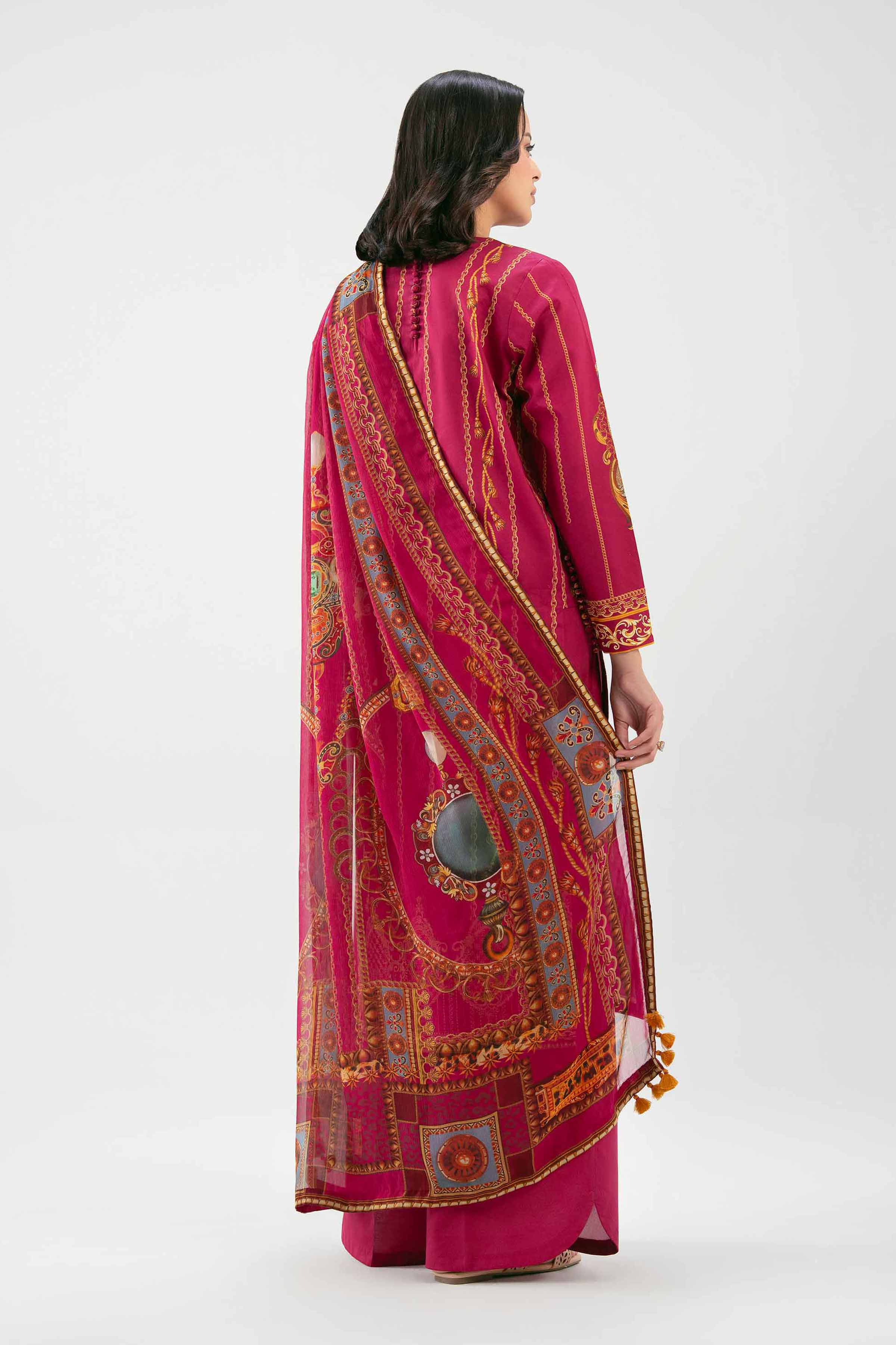 3 Piece - Digital Printed Embroidered Suit - 42601217 for Women - Unstitched Collection | Nishat | Shop Online