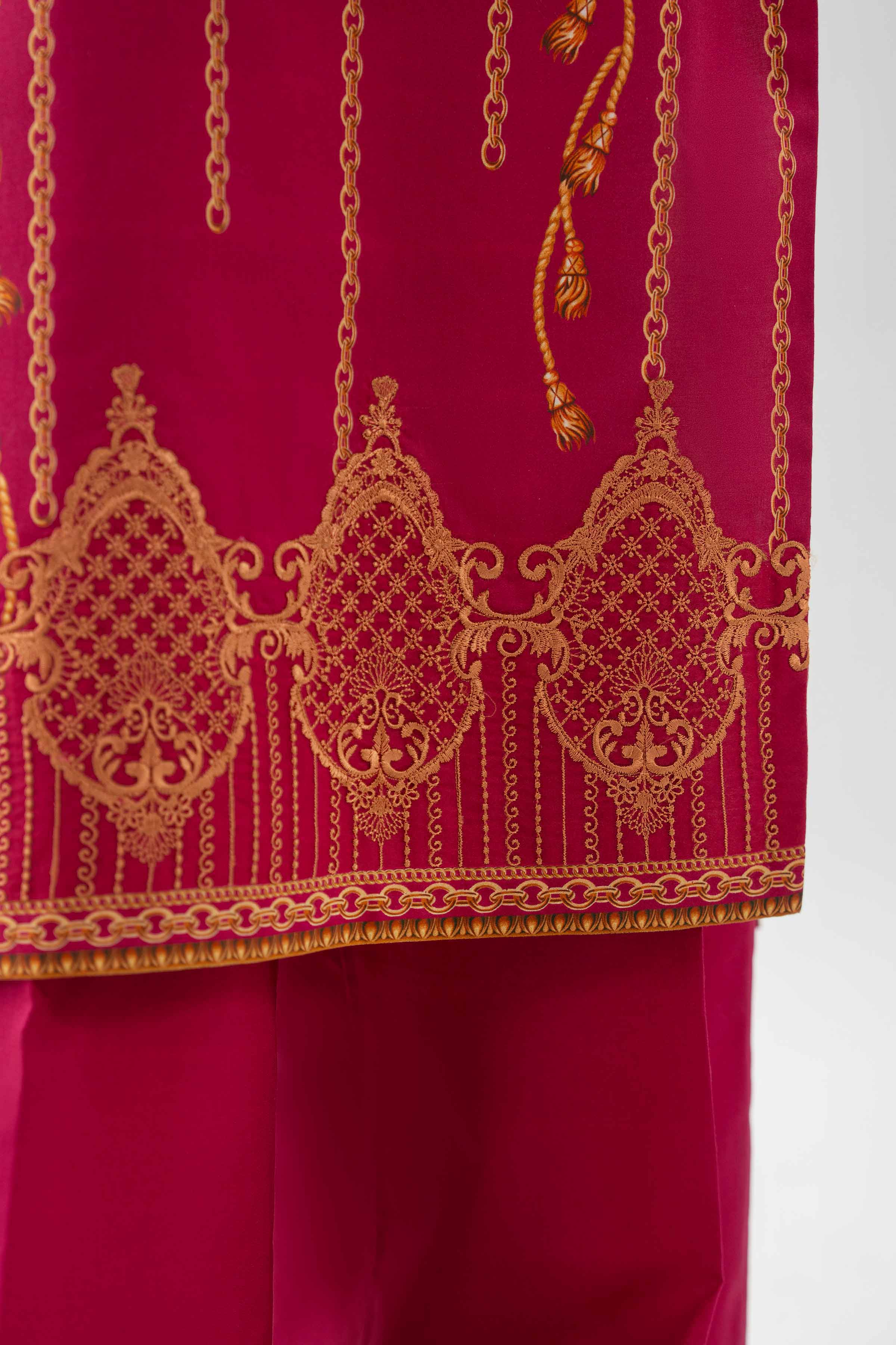 3 Piece - Digital Printed Embroidered Suit - 42601217 for Women - Unstitched Collection | Nishat | Shop Online