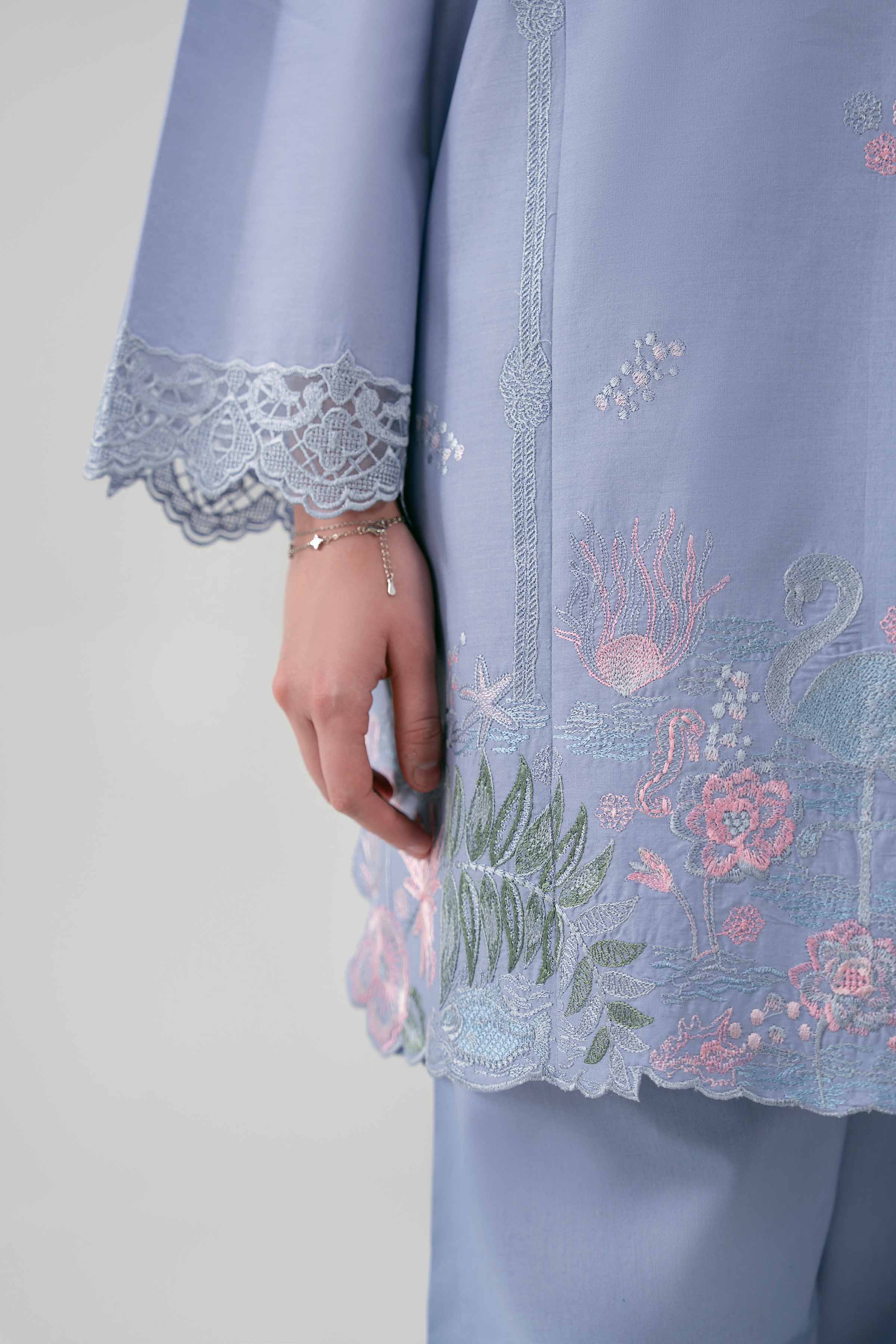 3 Piece - Digital Printed Embroidered Suit - 42601222 for Women - Unstitched Collection | Nishat | Shop Online