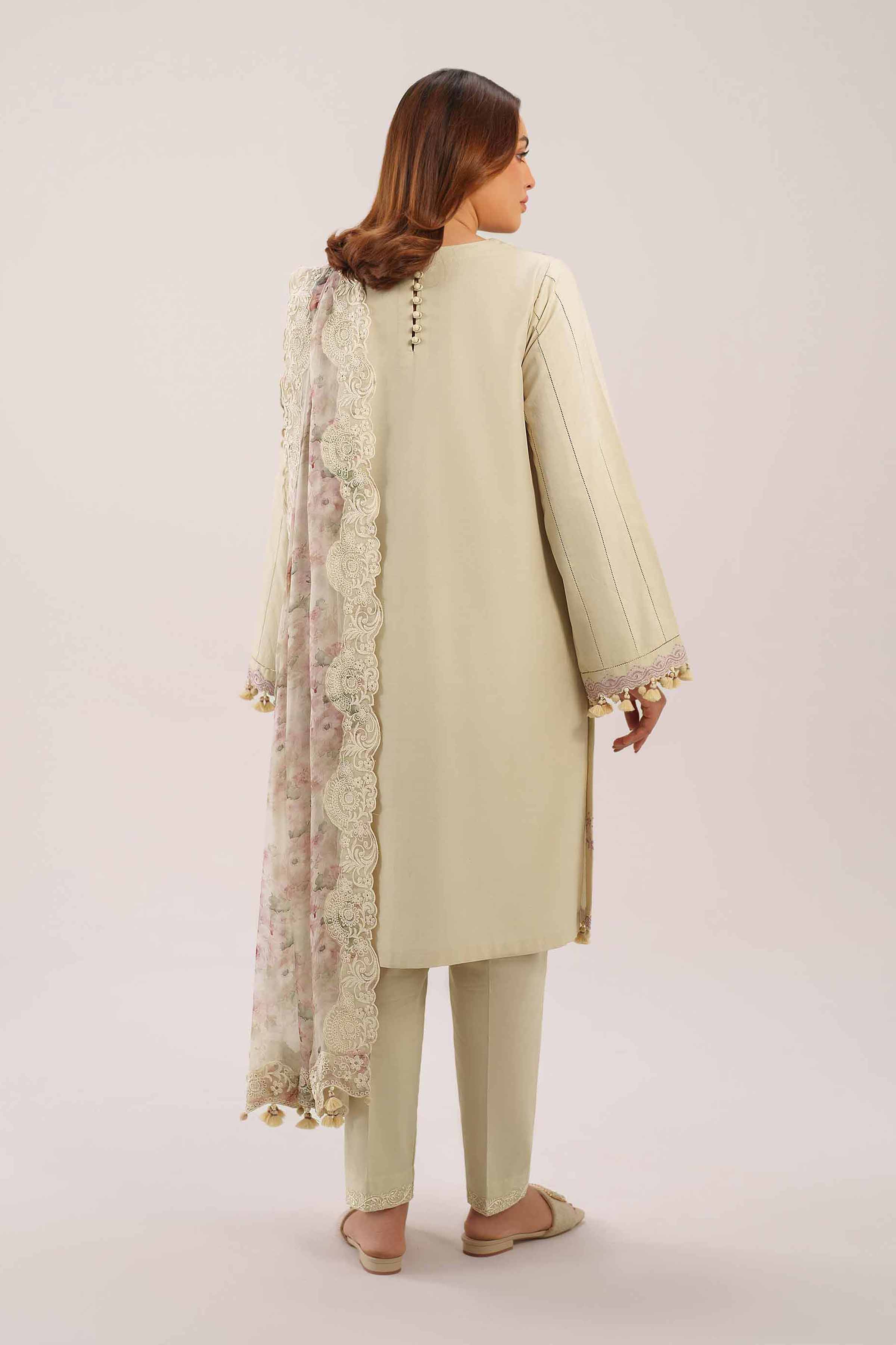 3 Piece - Digital Printed Embroidered Suit - 42601234