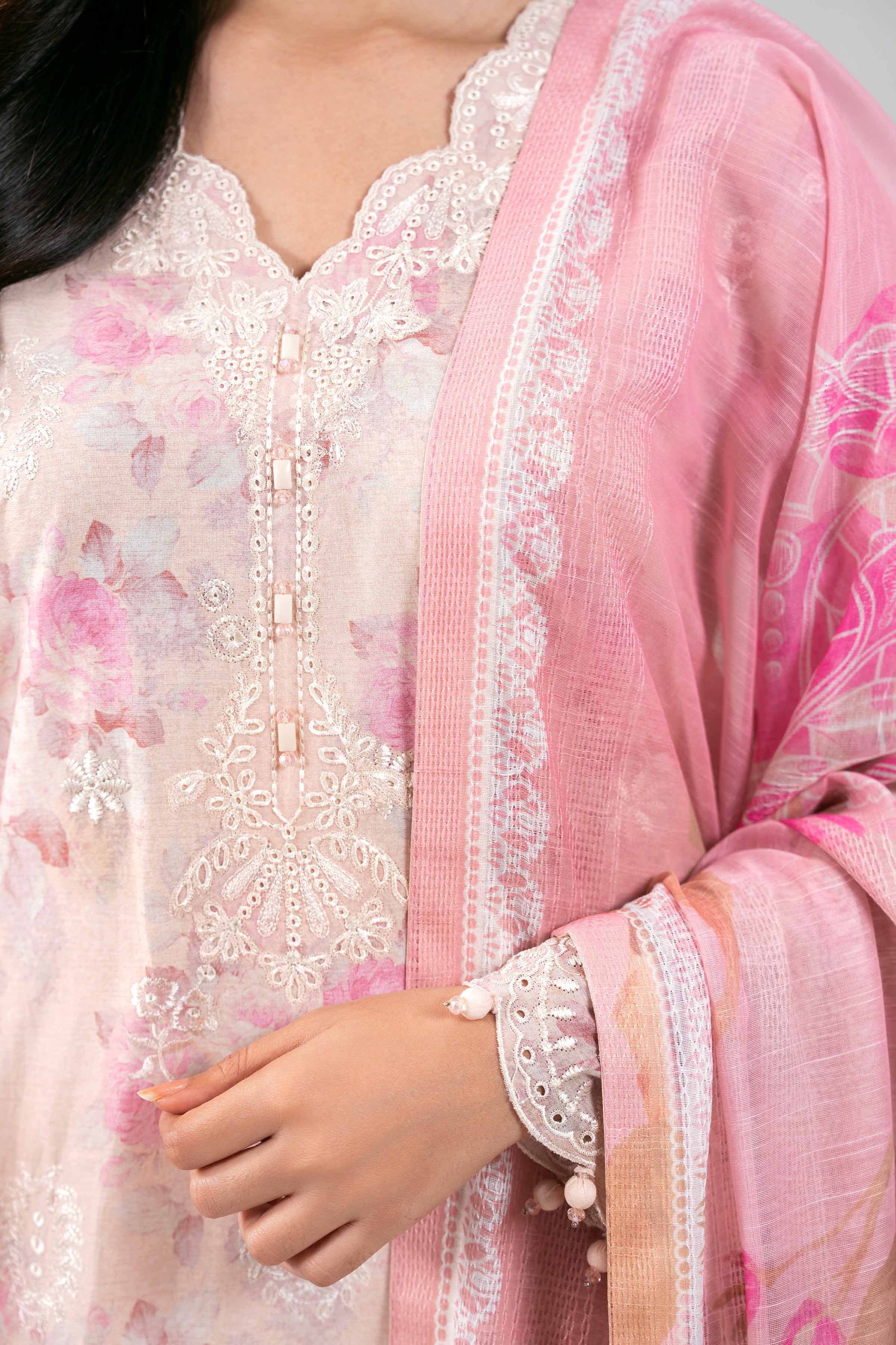 3 Piece - Embroidered Suit - 42601237 for Women - Unstitched Collection | Nishat | Shop Online