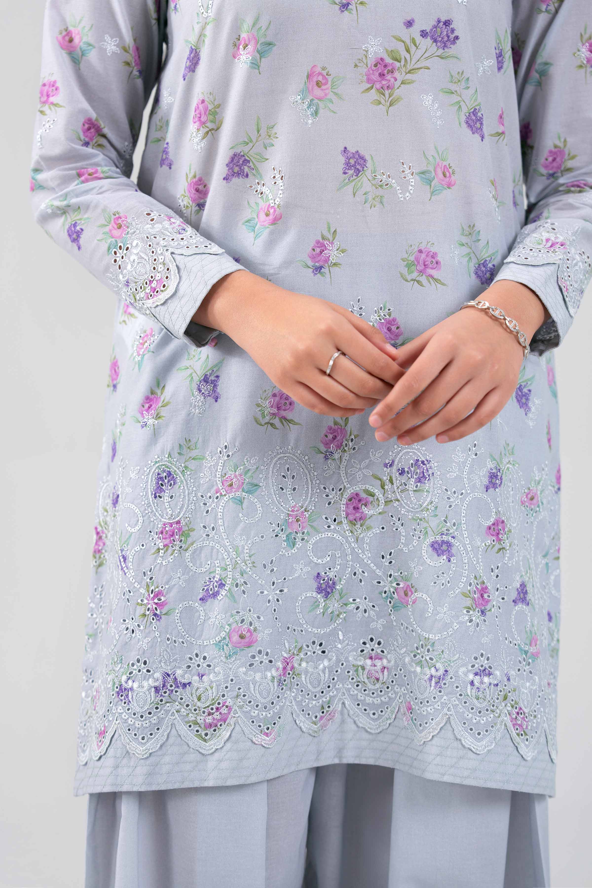 3 Piece - Embroidered Suit - 42601240 for Women - Unstitched Collection | Nishat | Shop Online