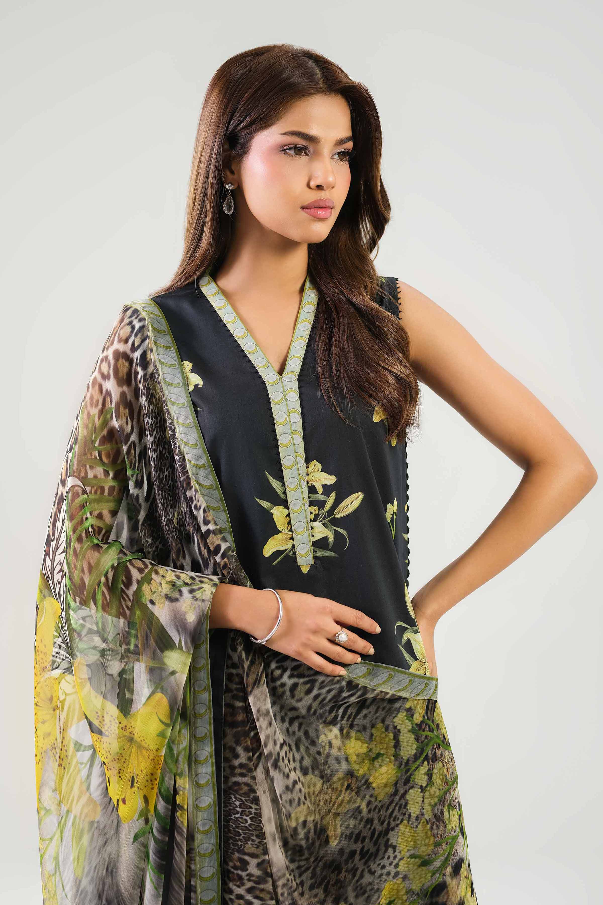 3 Piece - Digital Printed Suit - 42601241 for Women - Unstitched Collection | Nishat | Shop Online