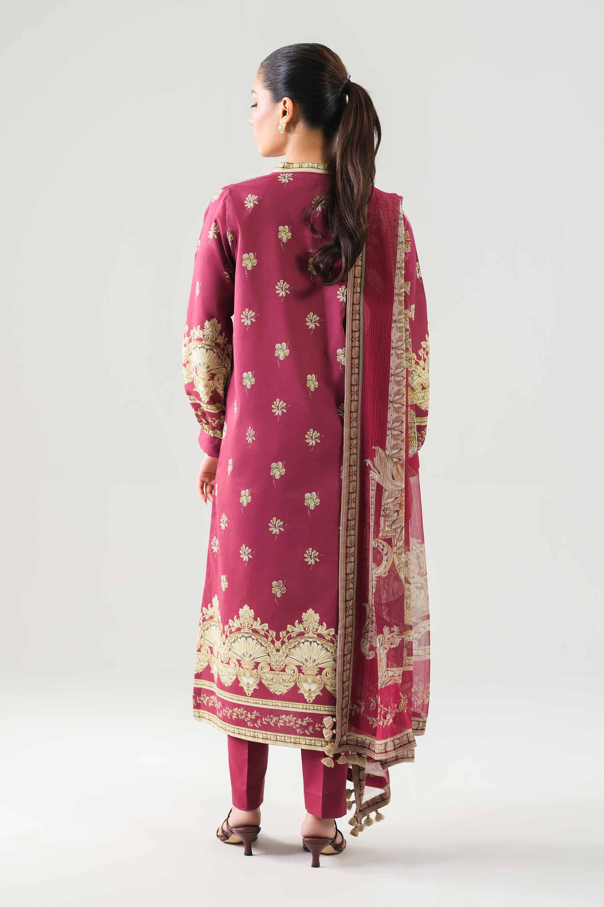 3 Piece - Digital Printed Suit - 42601242 for Women - Unstitched Collection | Nishat | Shop Online