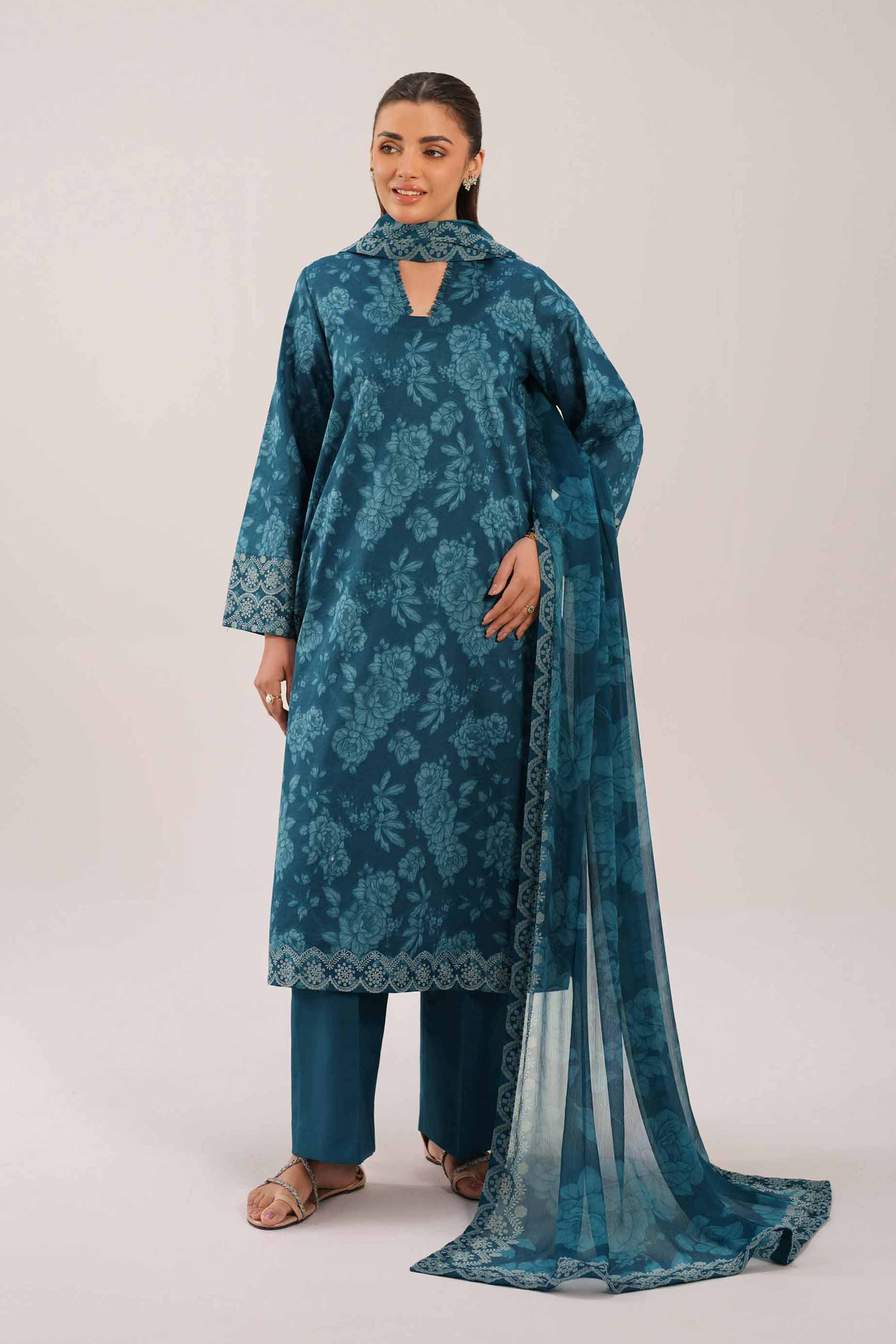 3 Piece - Digital Printed Suit - 42601250