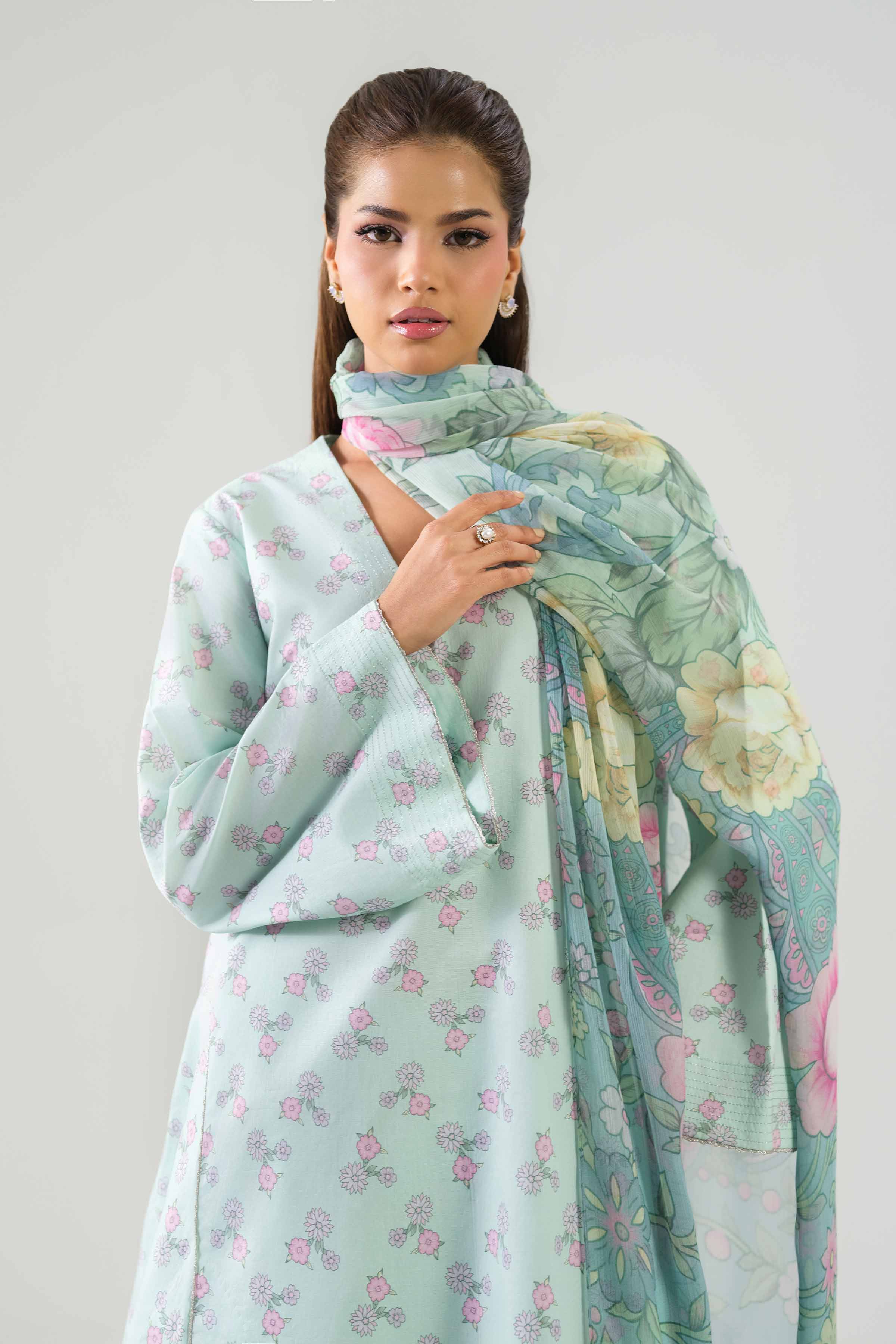 3 Piece - Digital Printed Suit - 42601251