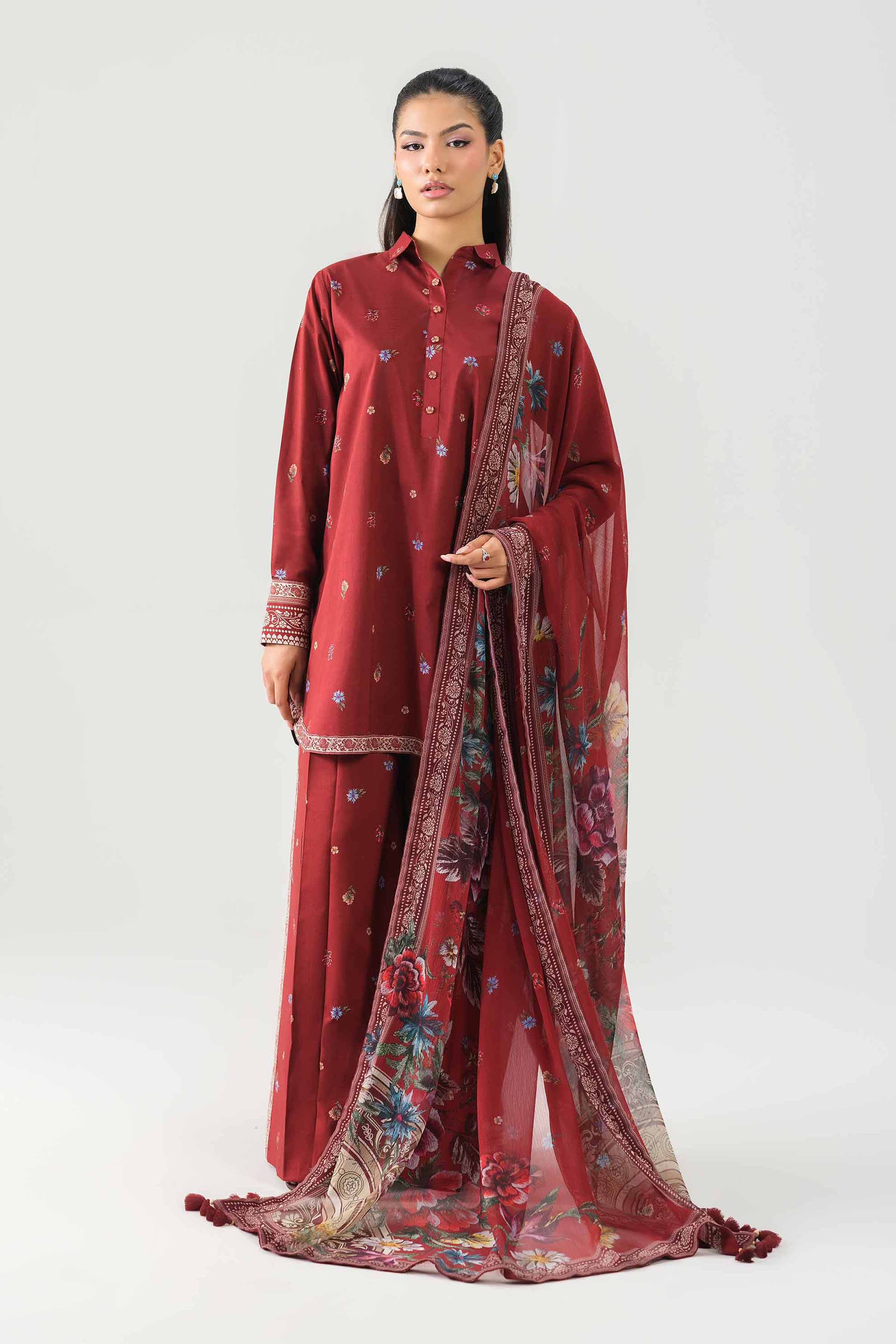 3 Piece - Digital Printed Suit - 42601257 for Women - Unstitched Collection | Nishat | Shop Online