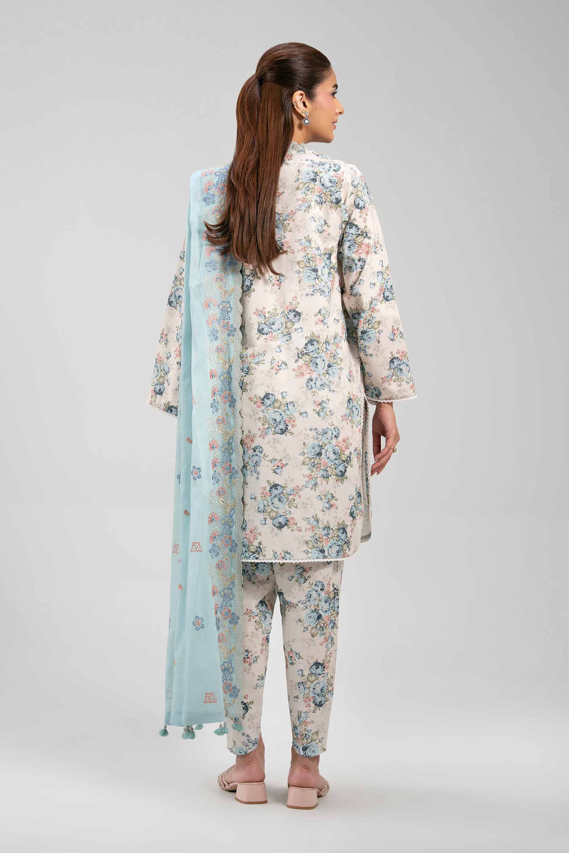 3 Piece - Printed Embroidered Suit - 42601270 for Women - Unstitched Collection | Nishat | Shop Online