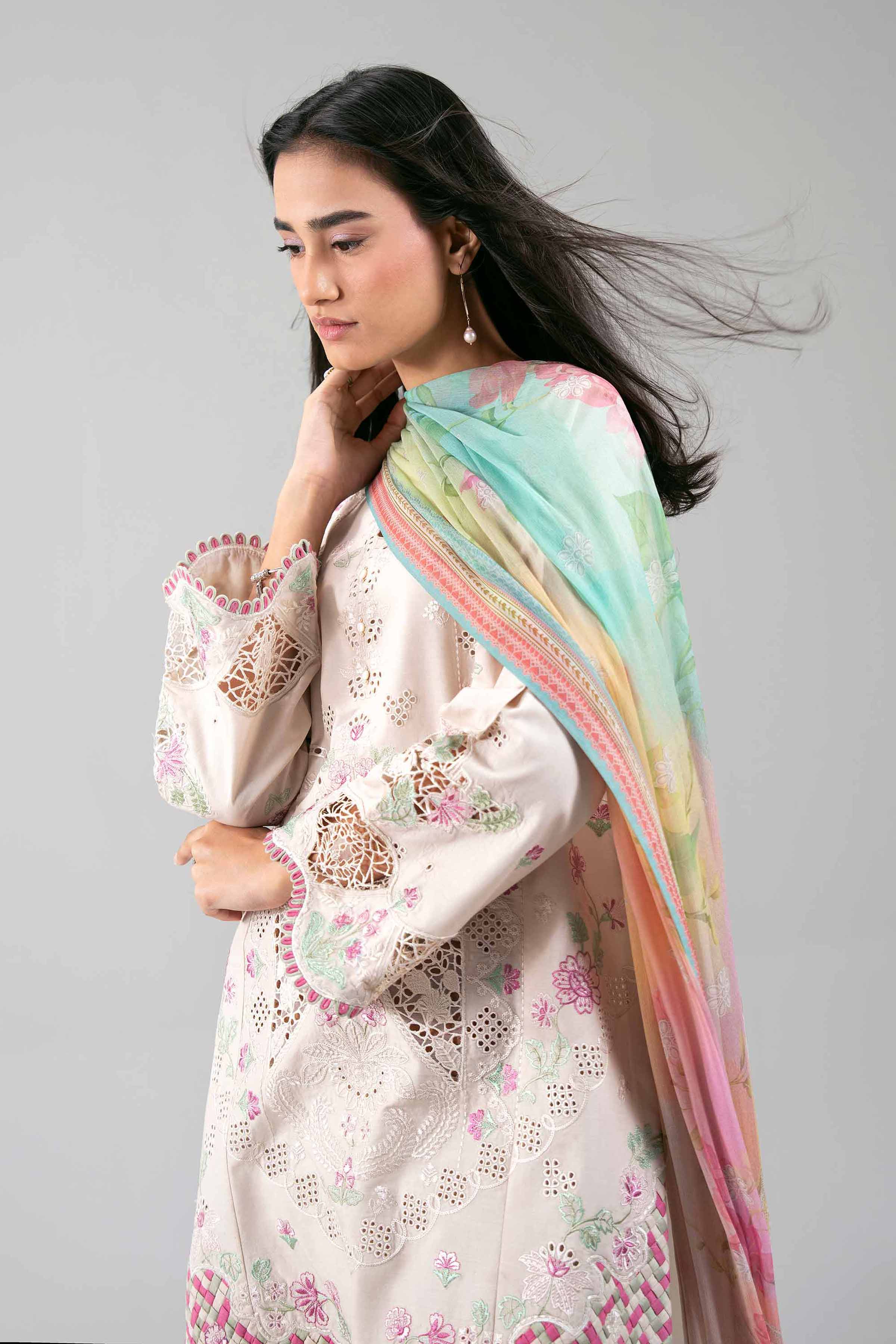 3 Piece - Embroidered Suit - 42601287 for Women - Unstitched Collection | Nishat | Shop Online