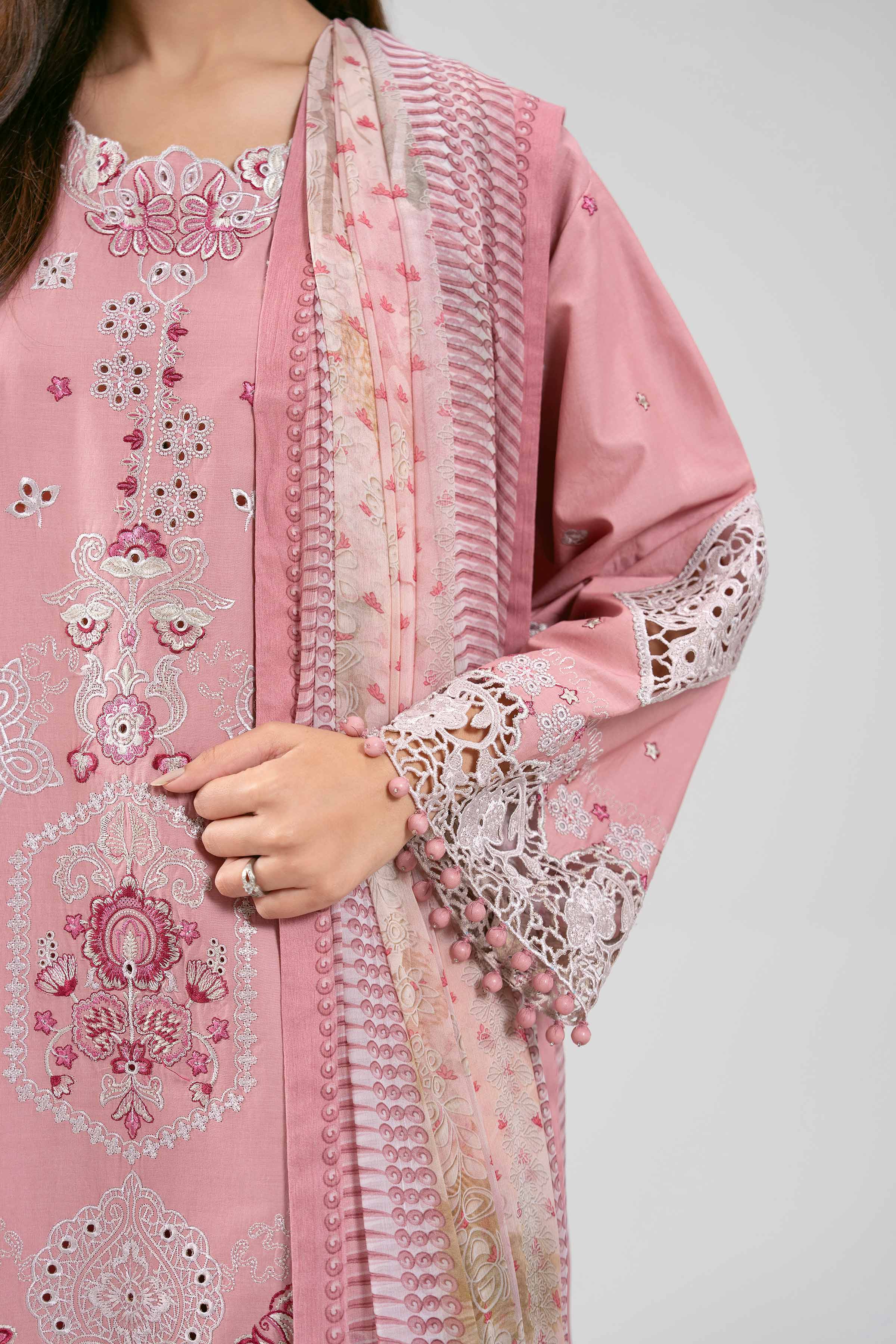 3 Piece - Embroidered Suit - 42601288 for Women - Unstitched Collection | Nishat | Shop Online