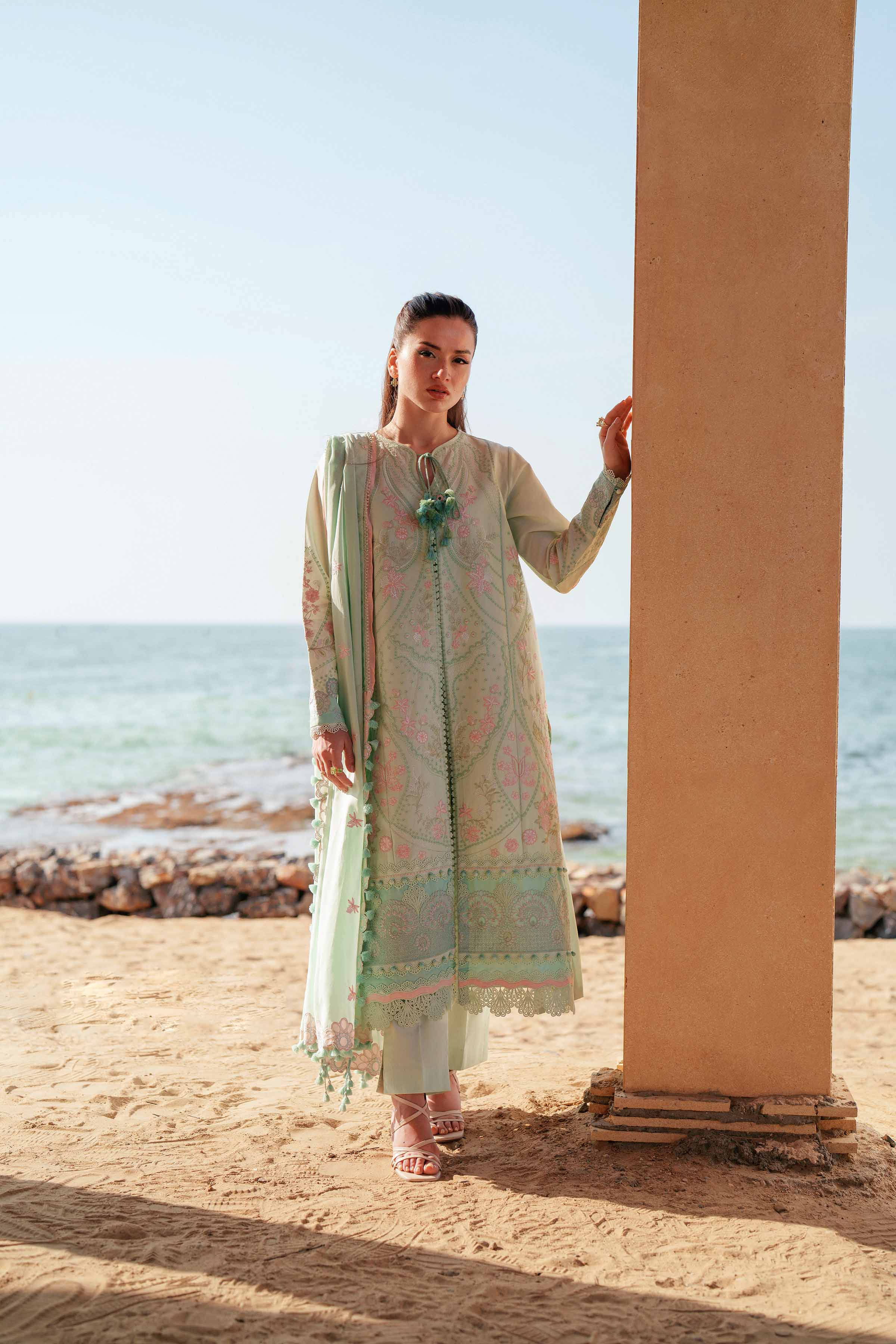 3 Piece - Embroidered Suit - 42601291 for Women - Unstitched Collection | Nishat | Shop Online