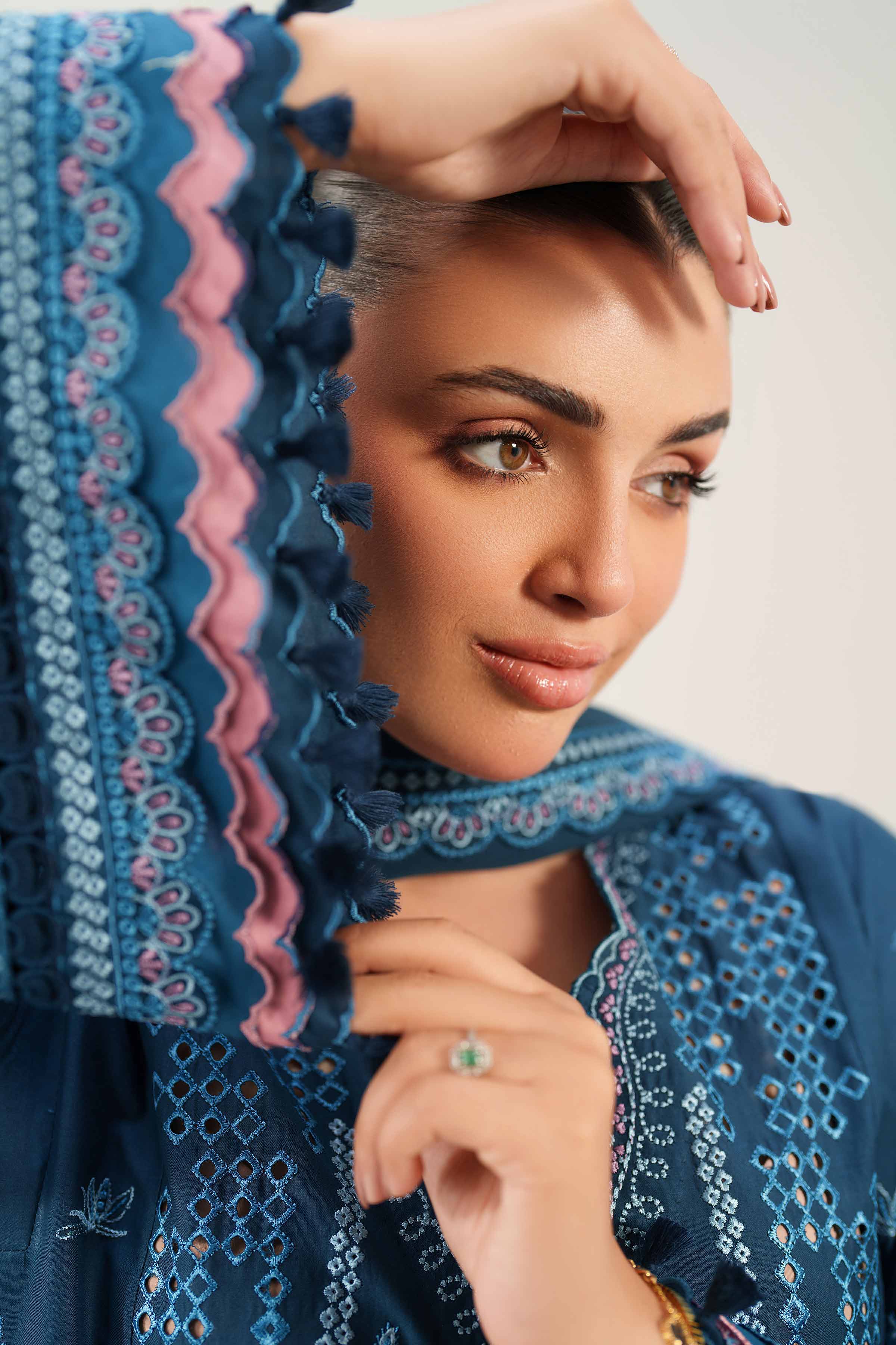 3 Piece - Embroidered Suit - 42601293 for Women - Unstitched Collection | Nishat | Shop Online