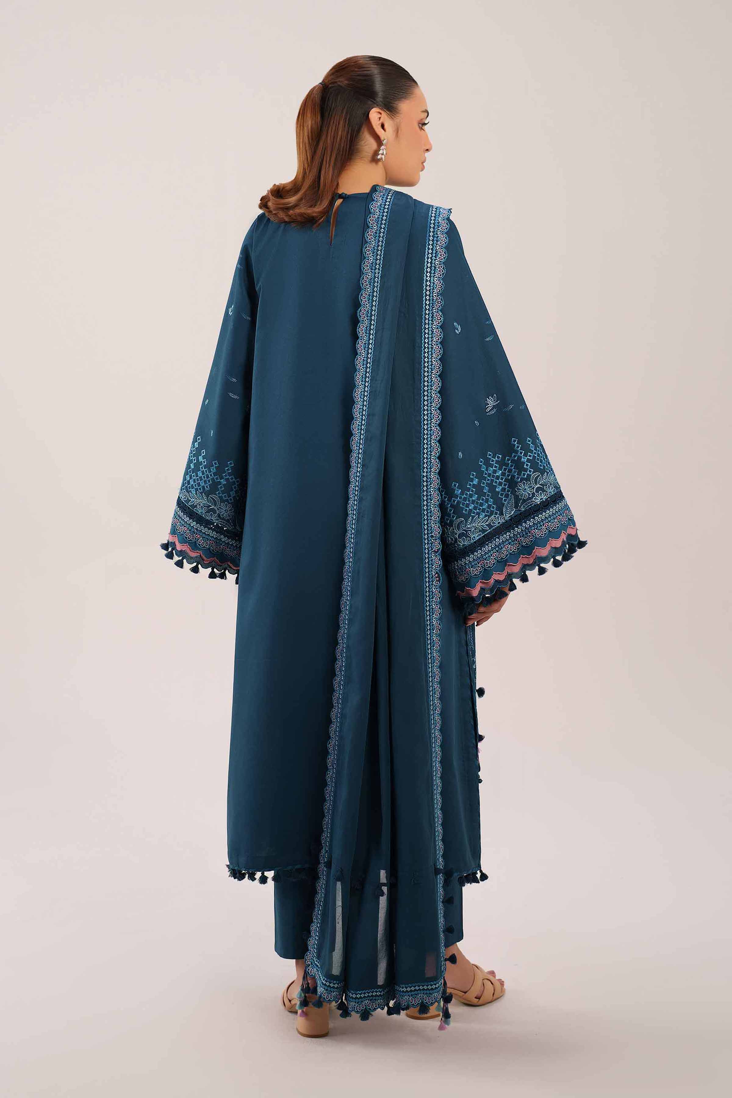 3 Piece - Embroidered Suit - 42601293 for Women - Unstitched Collection | Nishat | Shop Online