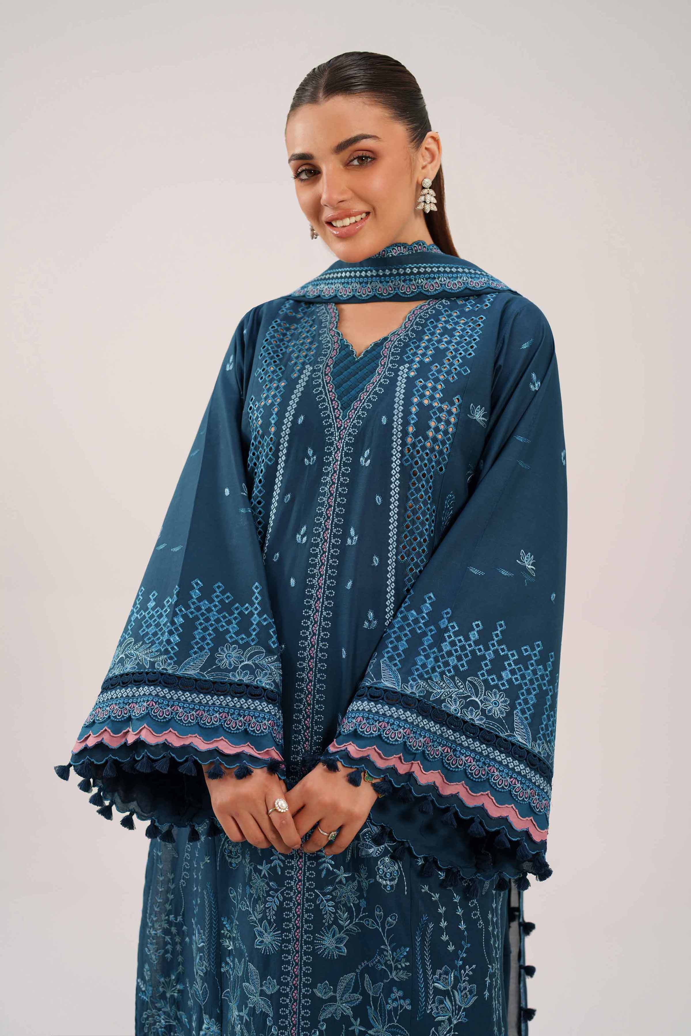 3 Piece - Embroidered Suit - 42601293 for Women - Unstitched Collection | Nishat | Shop Online