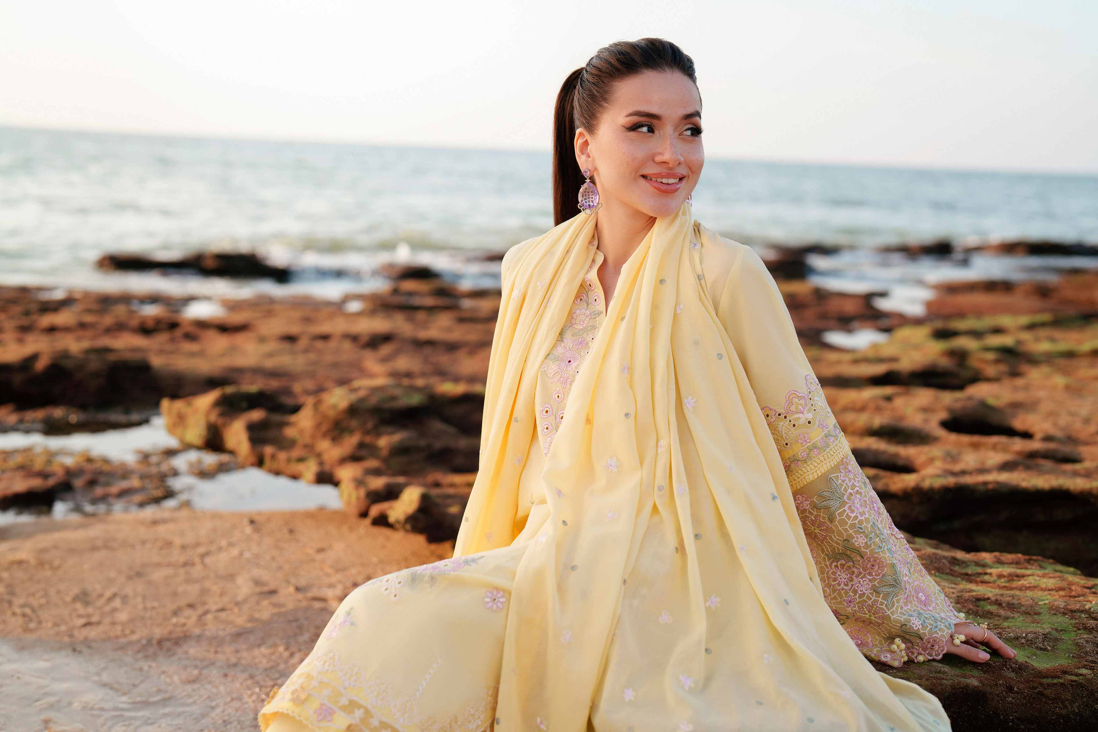 3 Piece - Embroidered Suit - 42601295 for Women - Unstitched Collection | Nishat | Shop Online