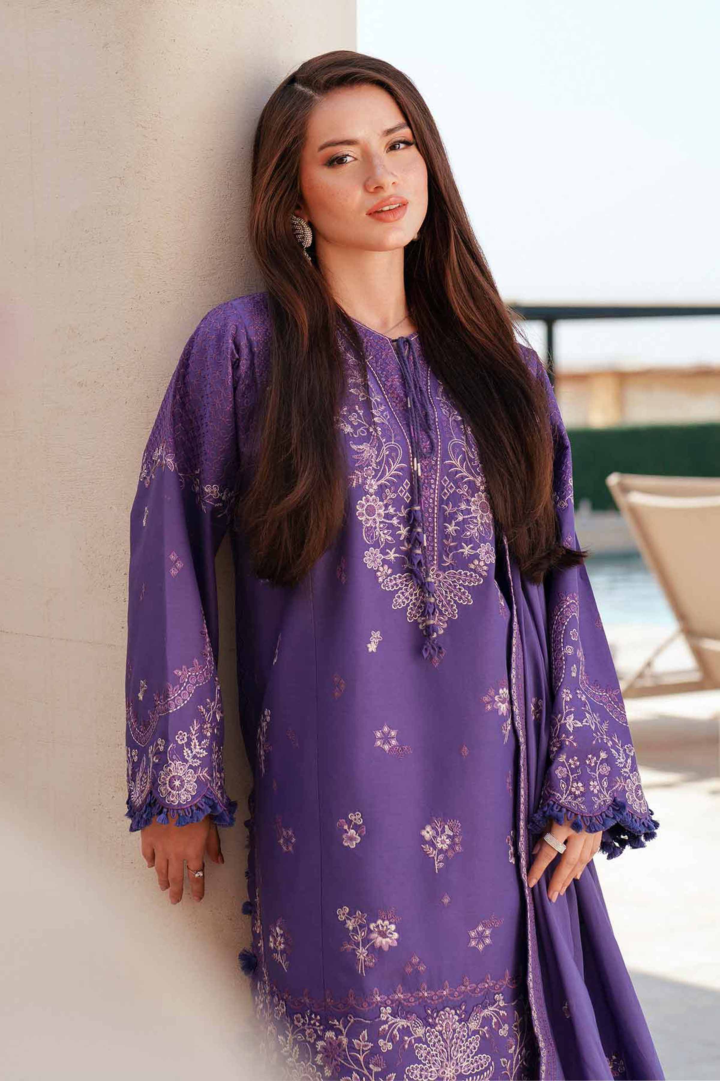3 Piece - Embroidered Suit - 42601296 for Women - Unstitched Collection | Nishat | Shop Online