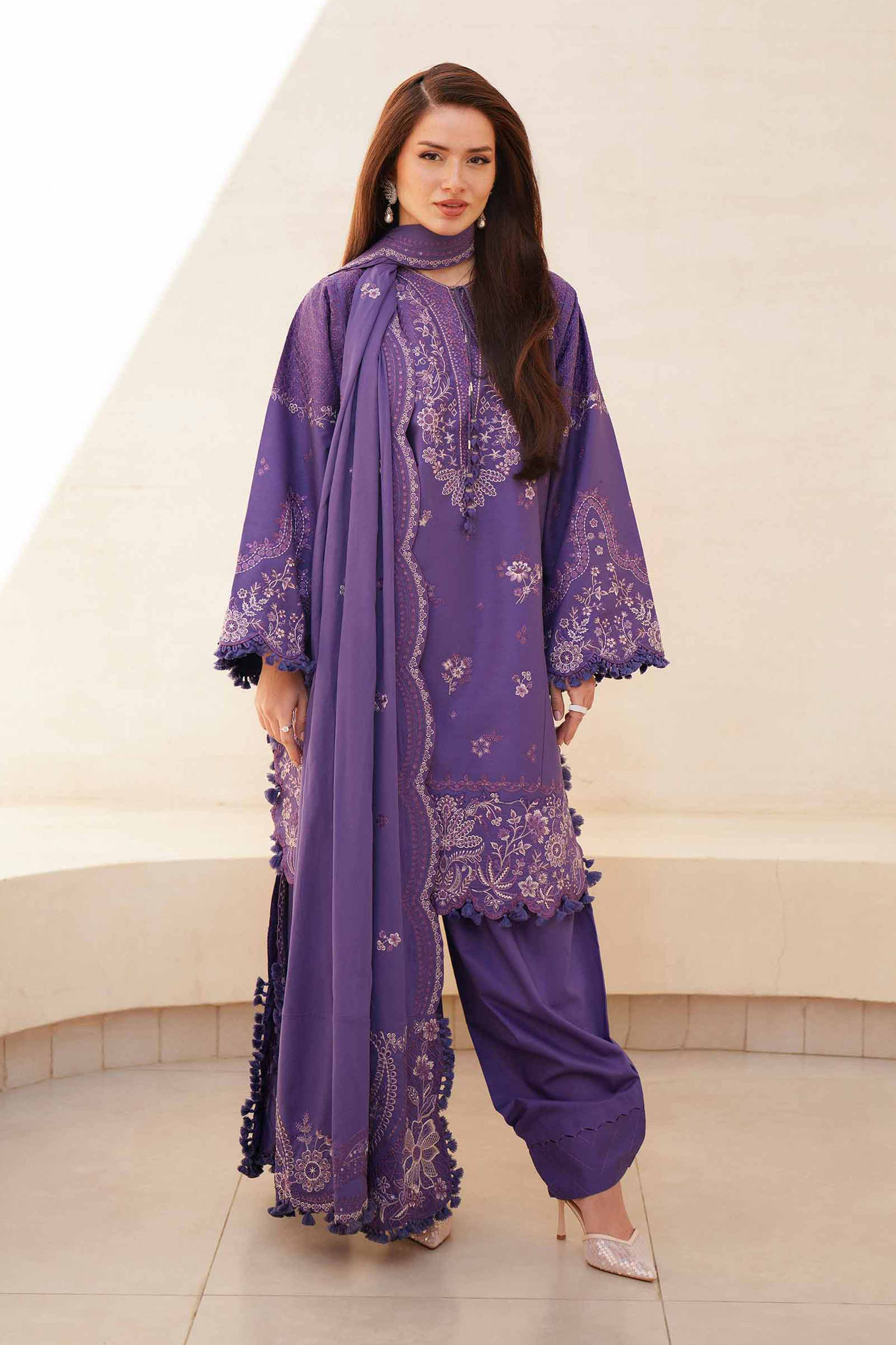 3 Piece - Embroidered Suit - 42601296 for Women - Unstitched Collection | Nishat | Shop Online