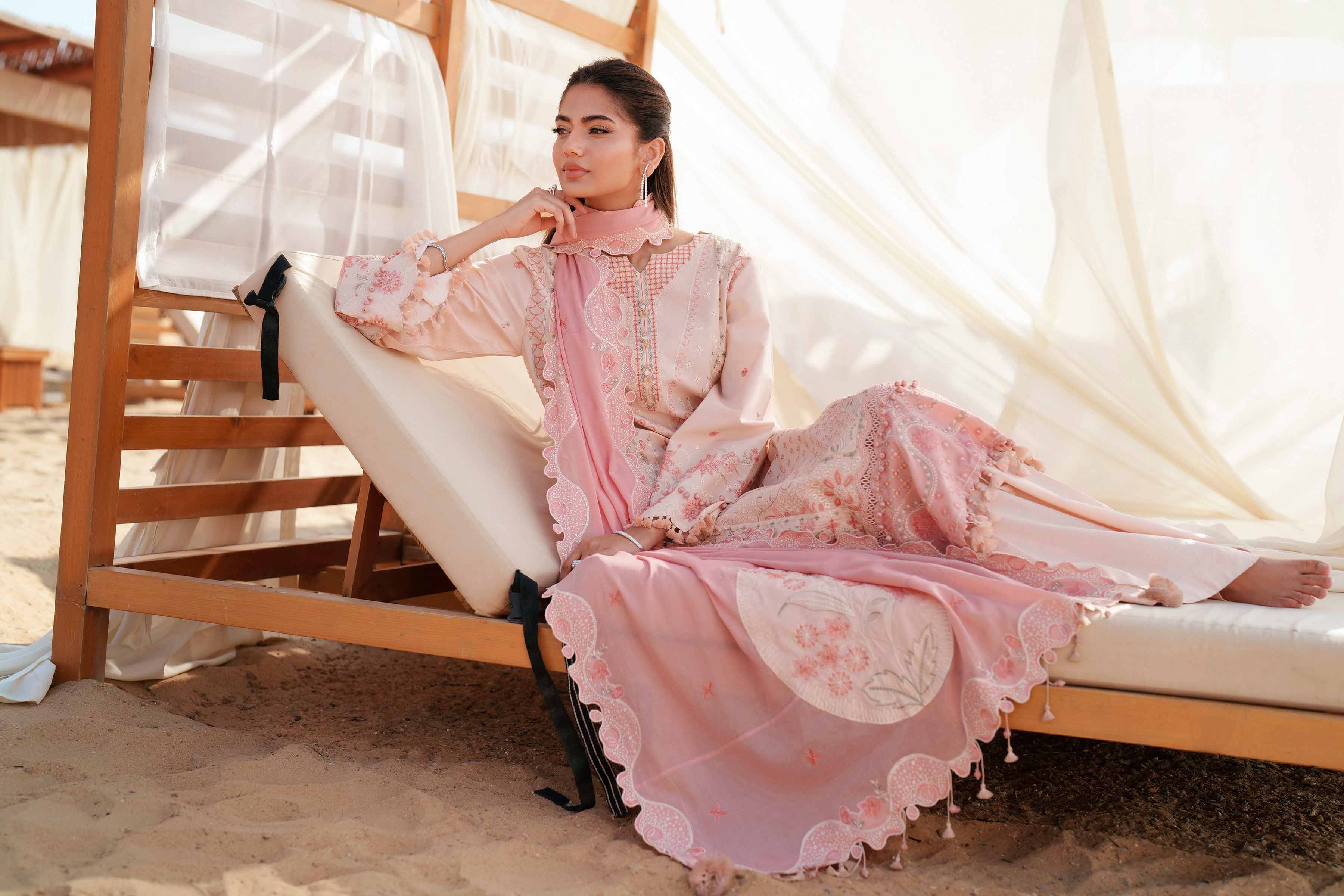 3 Piece - Embroidered Suit - 42601297 for Women - Unstitched Collection | Nishat | Shop Online