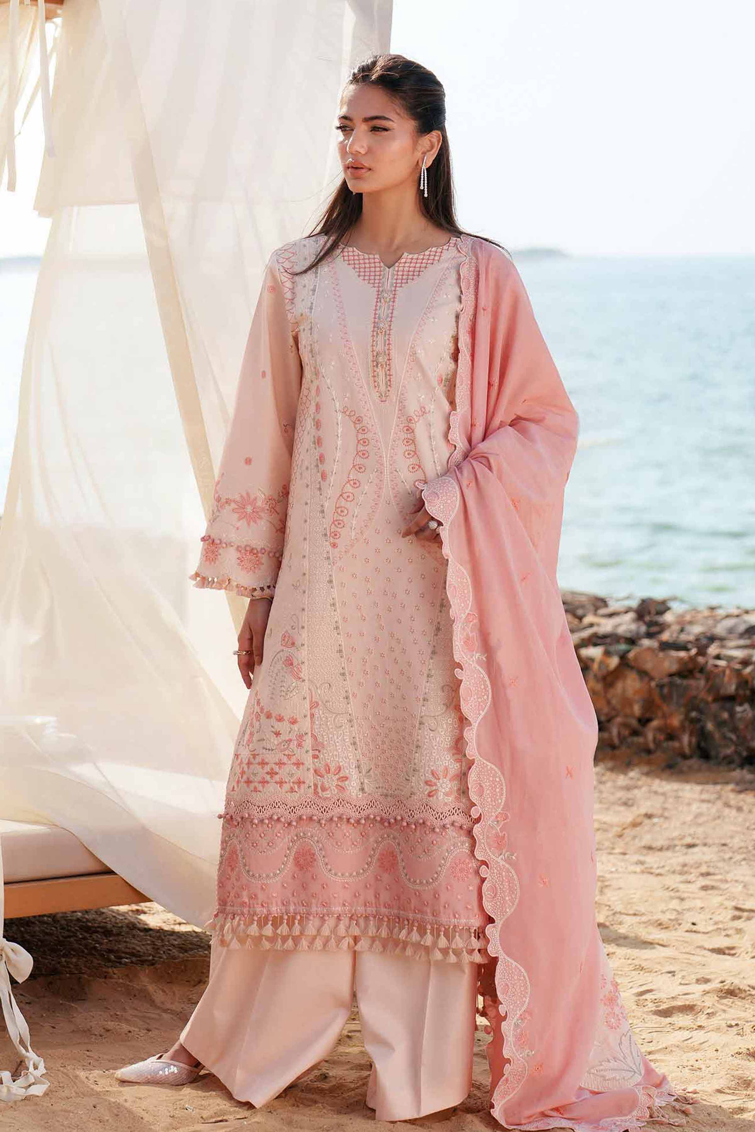 3 Piece - Embroidered Suit - 42601297 for Women - Unstitched Collection | Nishat | Shop Online