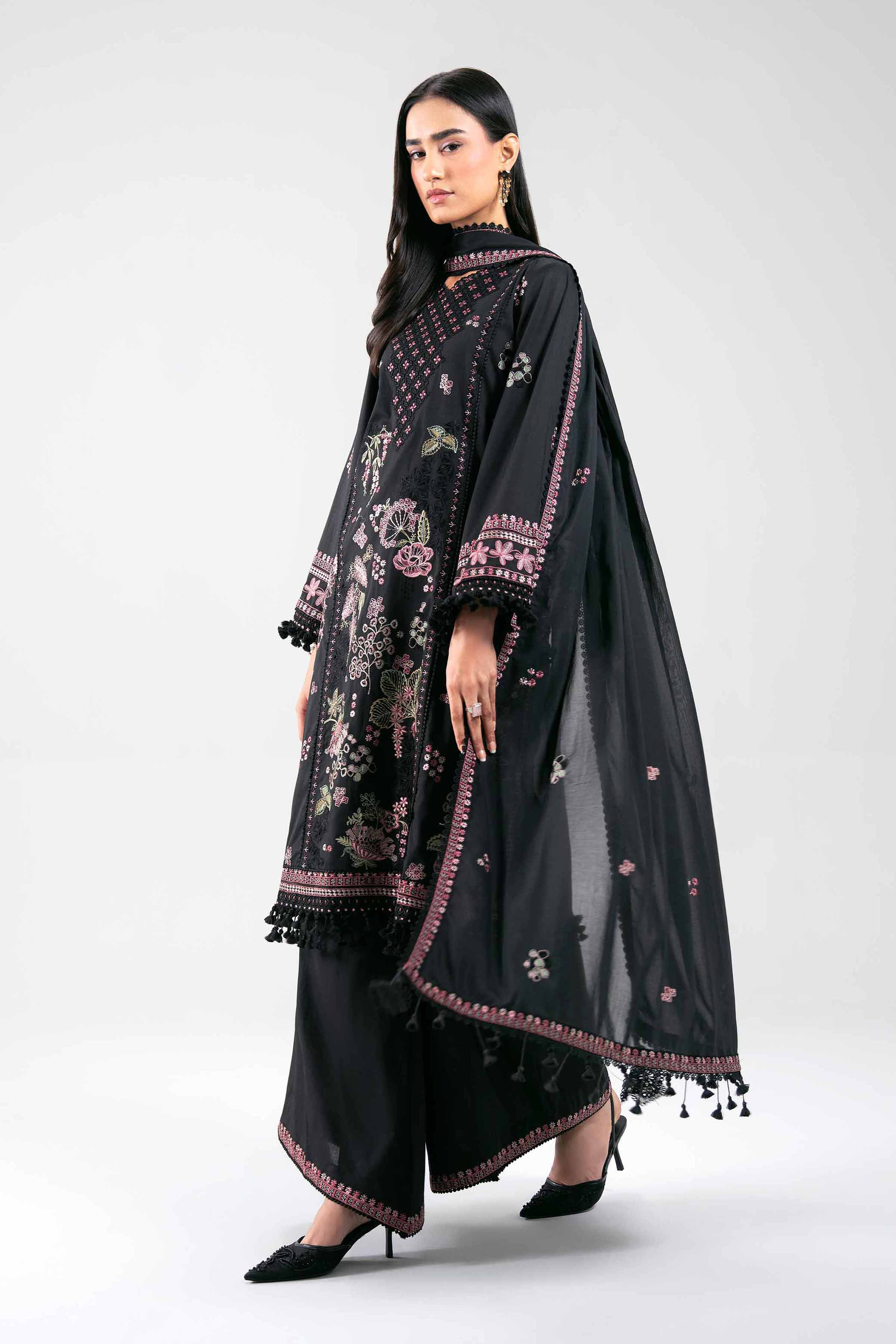 3 Piece - Embroidered Suit - 42601299 for Women - Unstitched Collection | Nishat | Shop Online