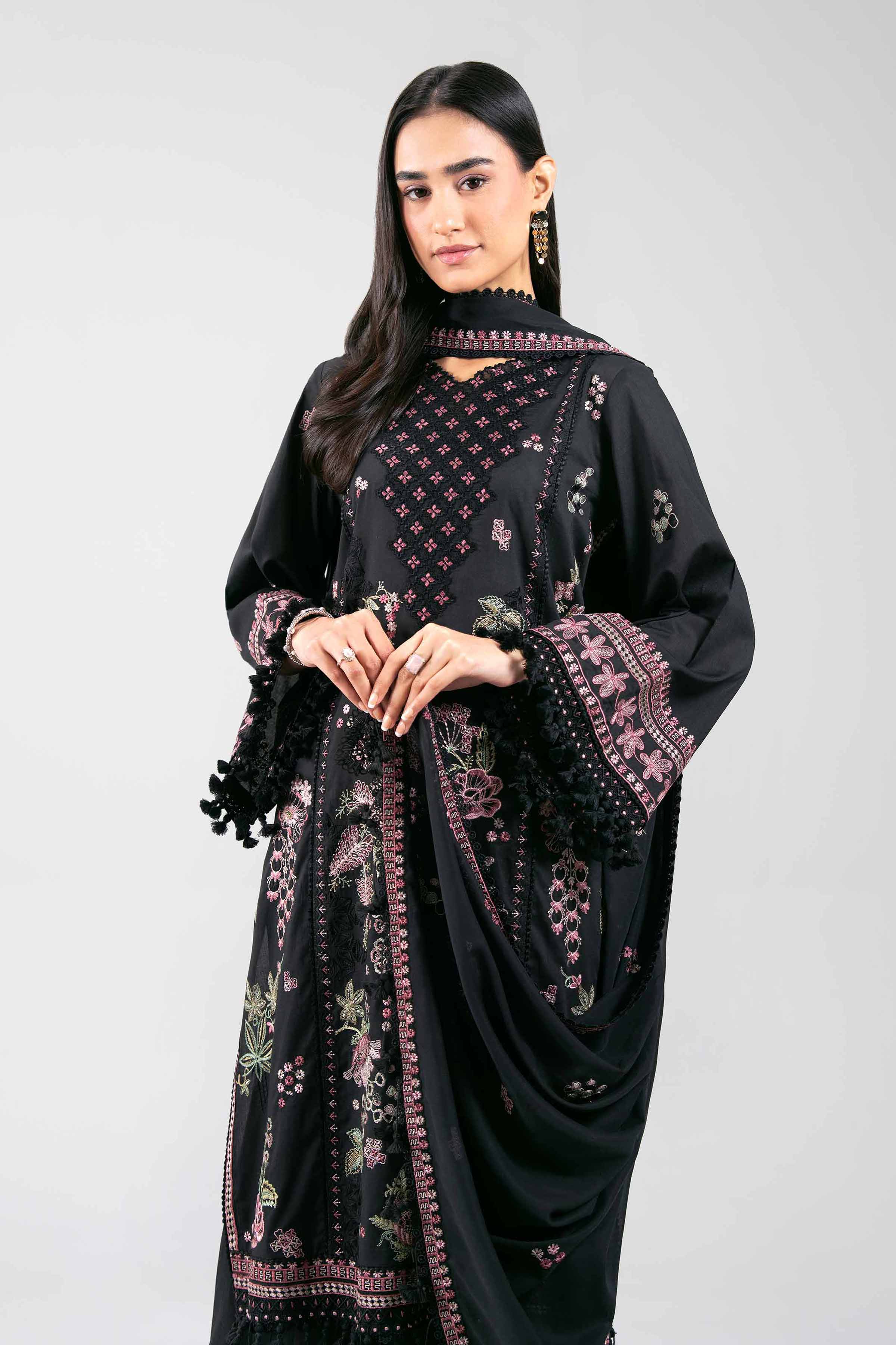 3 Piece - Embroidered Suit - 42601299 for Women - Unstitched Collection | Nishat | Shop Online