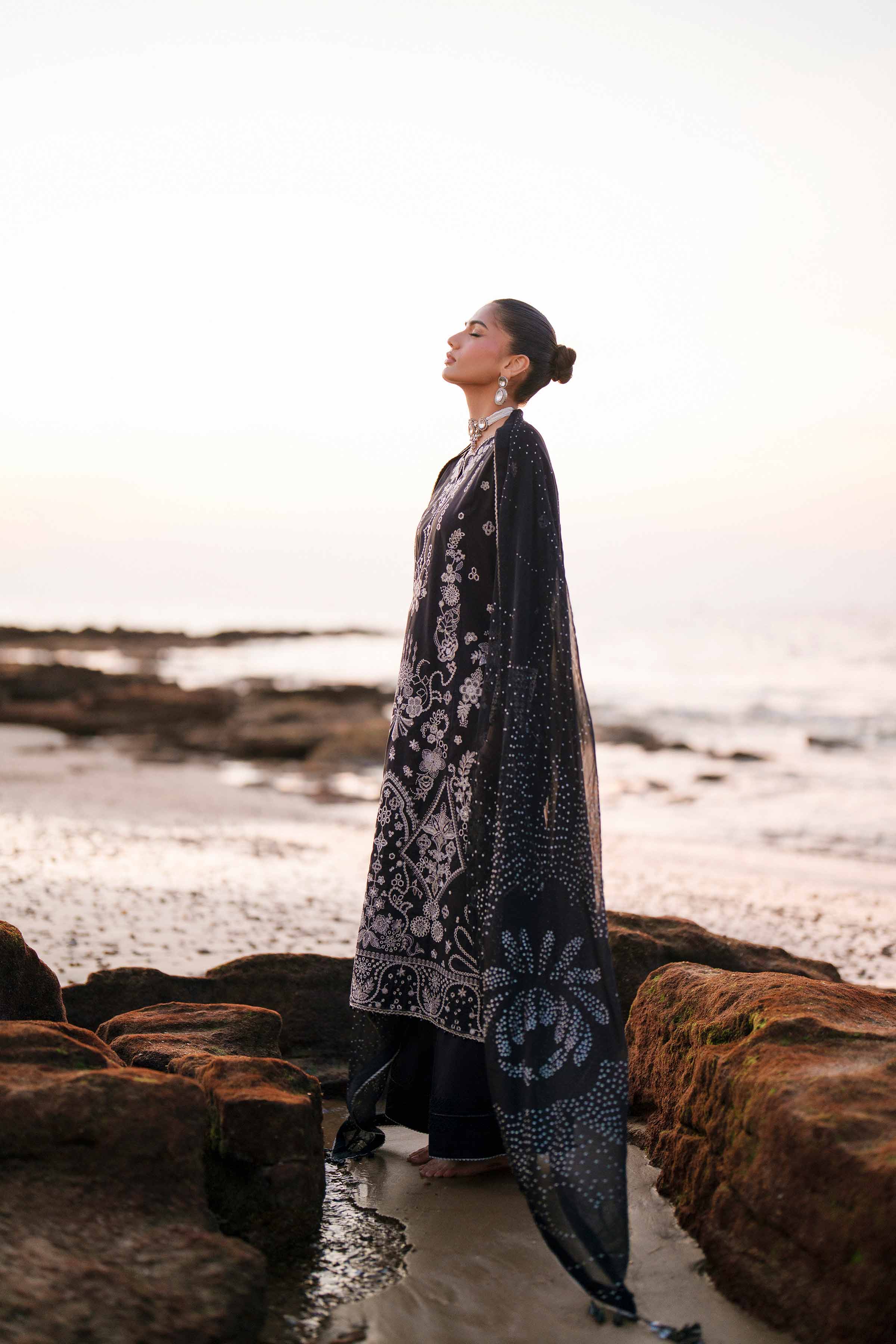 3 Piece - Embroidered Suit - 42601302 for Women - Unstitched Collection | Nishat | Shop Online