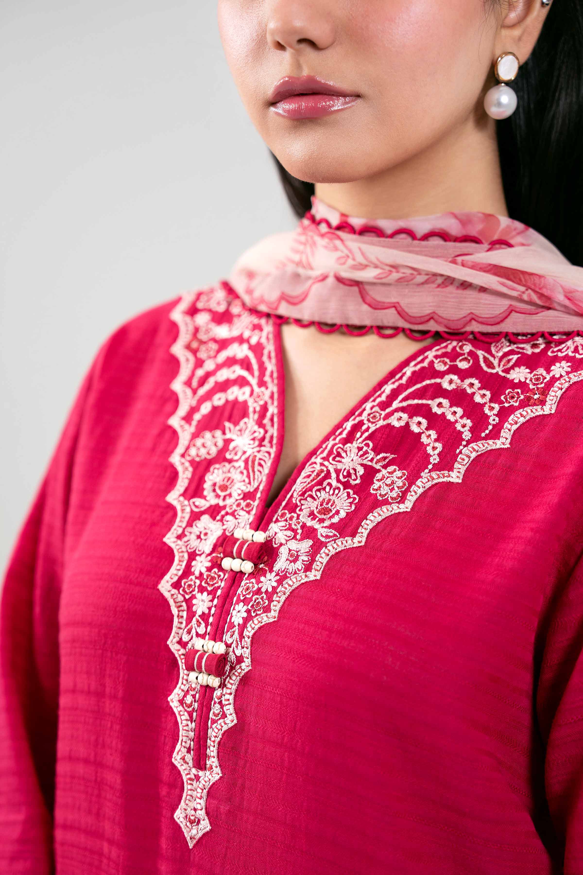 3 Piece - Embroidered Suit - 42601312 for Women - Unstitched Collection | Nishat | Shop Online