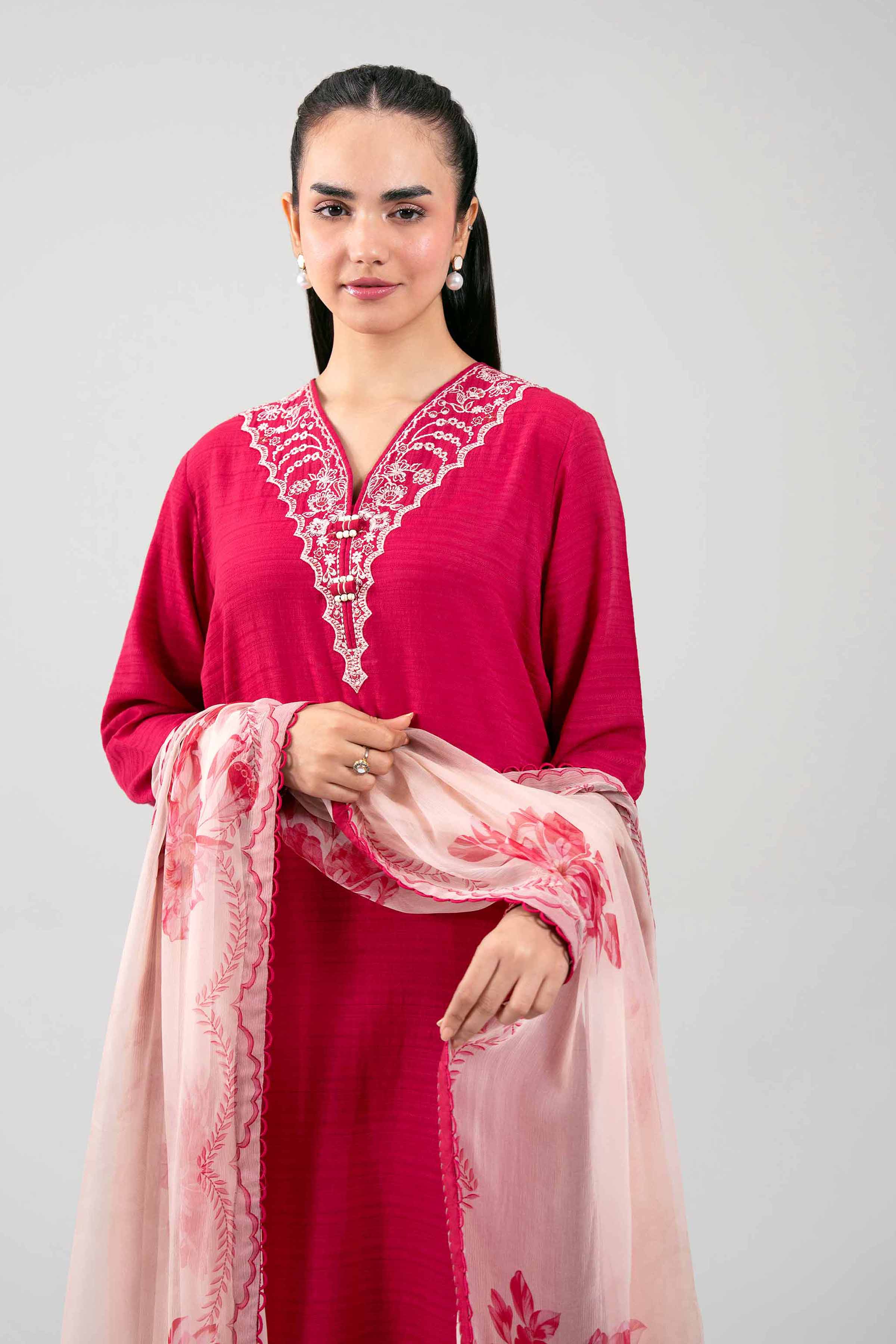 3 Piece - Embroidered Suit - 42601312 for Women - Unstitched Collection | Nishat | Shop Online