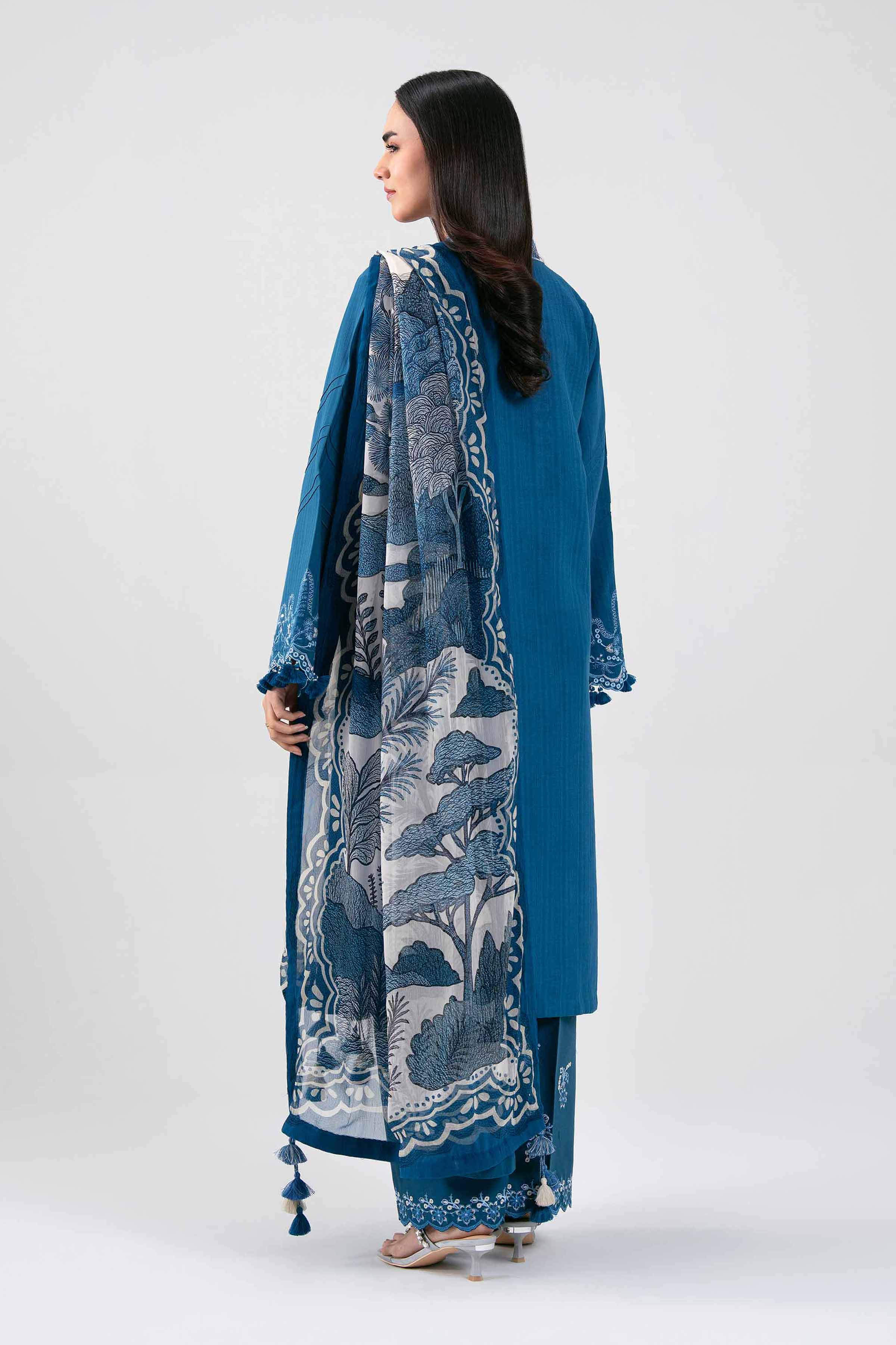 3 Piece - Embroidered Suit - 42601314 for Women - Unstitched Collection | Nishat | Shop Online