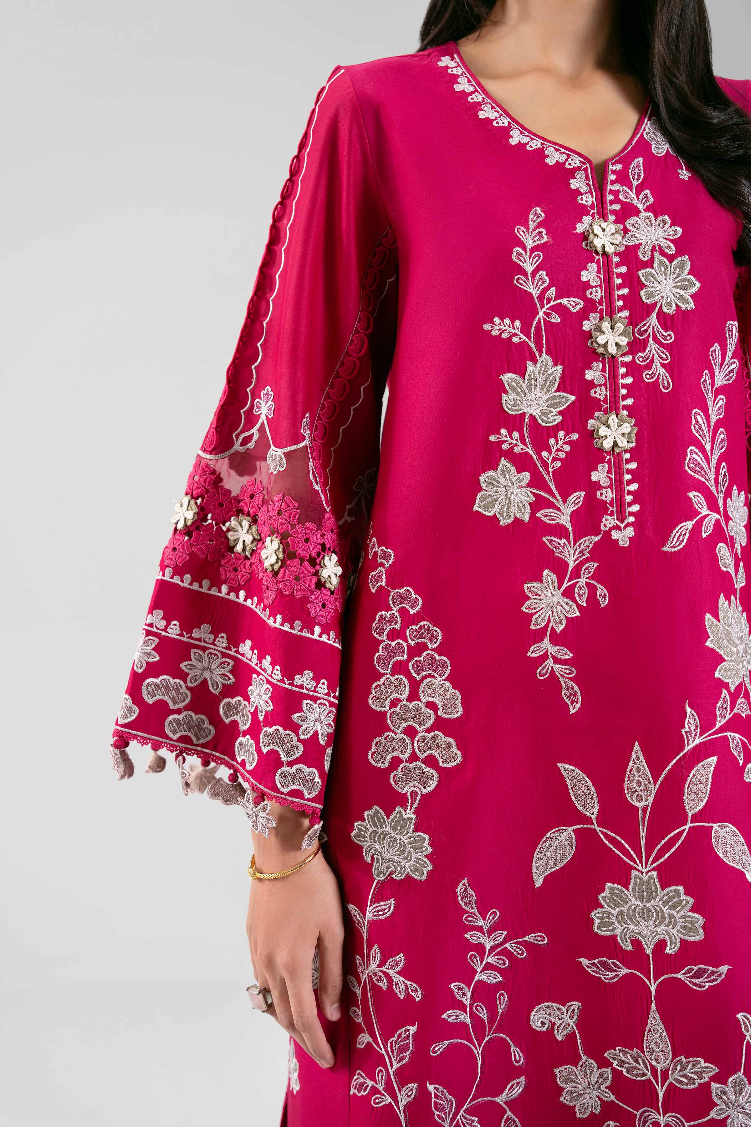 3 Piece - Embroidered Suit - 42601316 for Women - Unstitched Collection | Nishat | Shop Online
