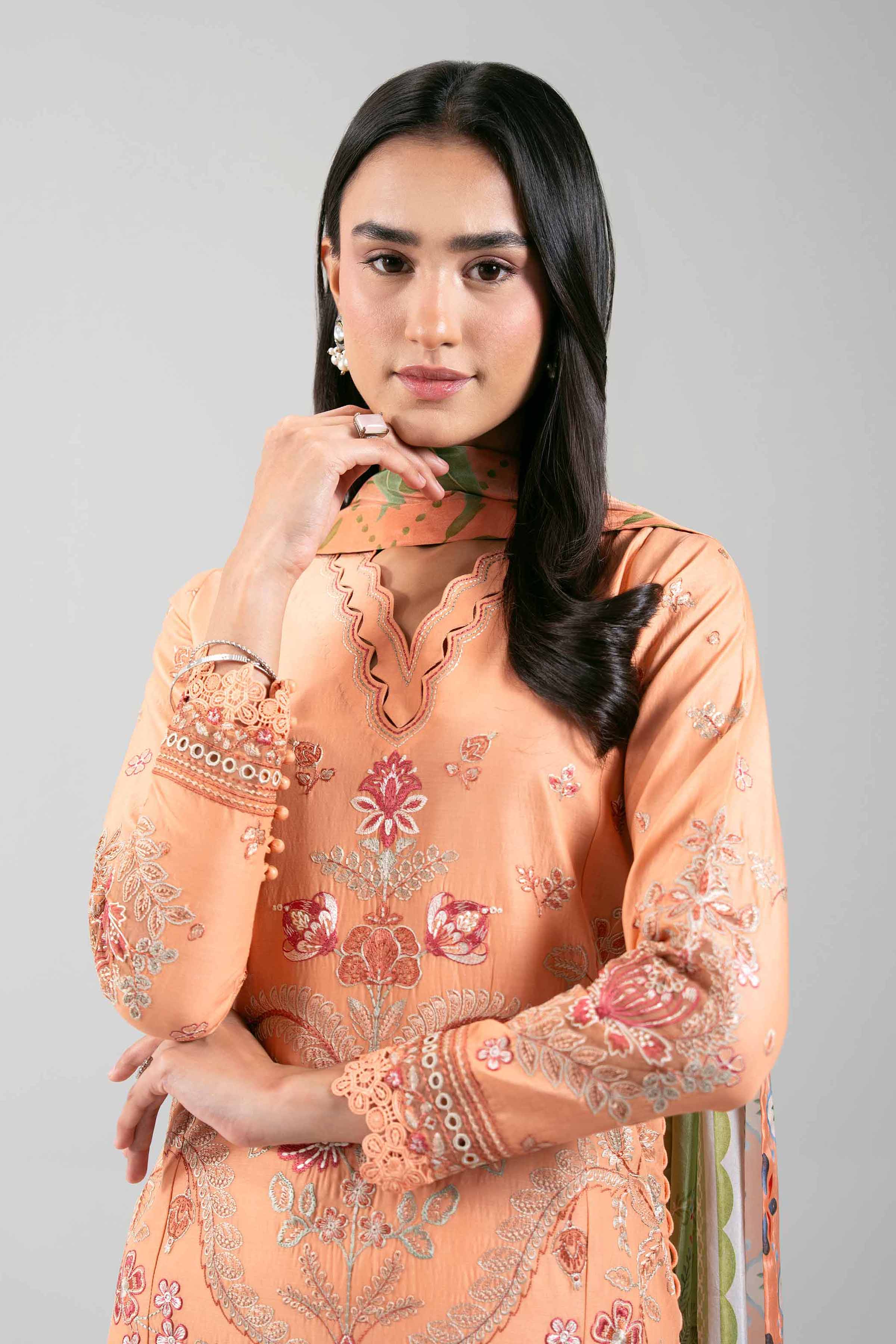 3 Piece - Embroidered Suit - 42601318 for Women - Unstitched Collection | Nishat | Shop Online