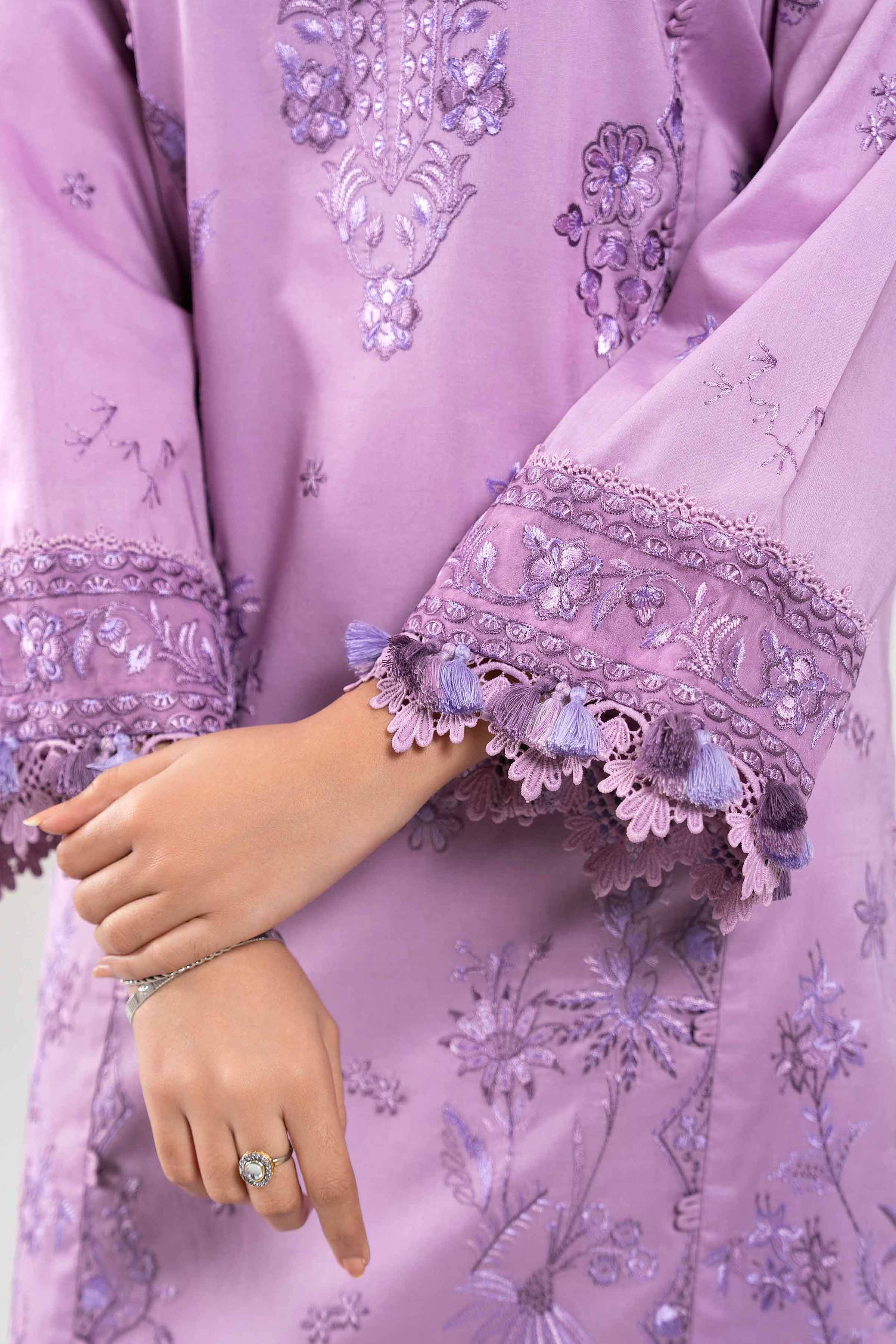 3 Piece - Digital Printed Embroidered Suit - 42601321