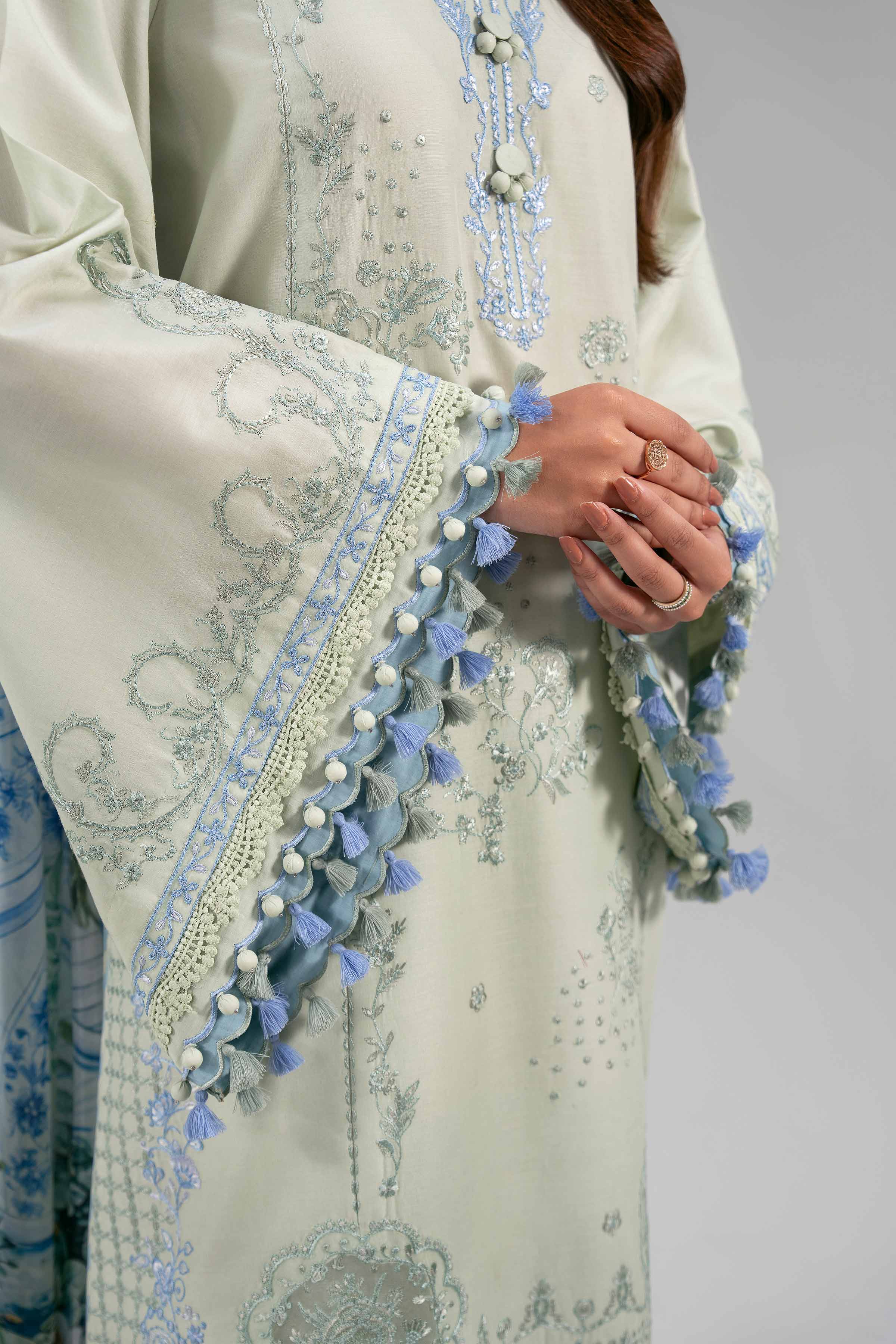 3 Piece - Digital Printed Embroidered Suit - 42601323 for Women - Unstitched Collection | Nishat | Shop Online