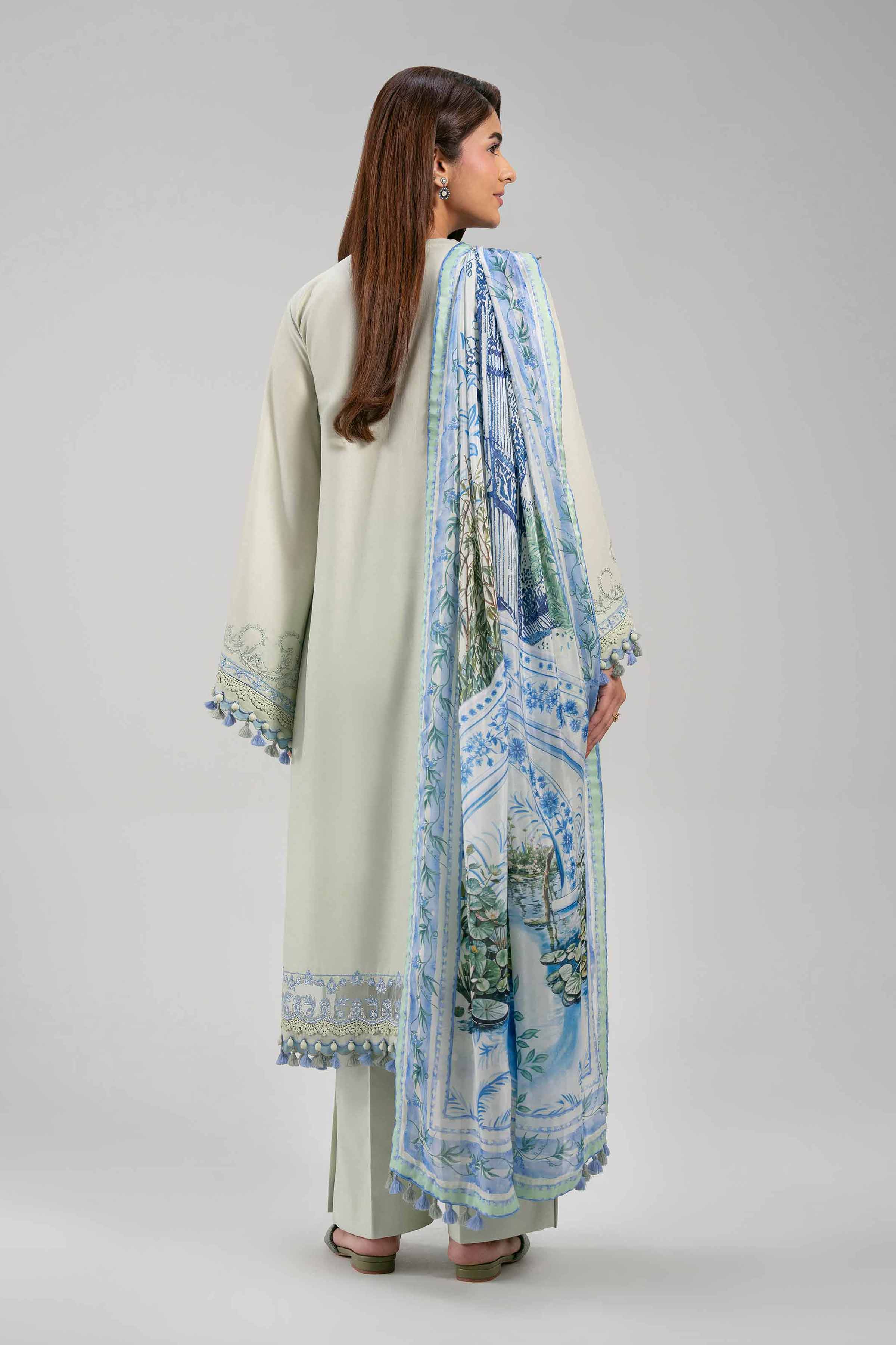 3 Piece - Digital Printed Embroidered Suit - 42601323 for Women - Unstitched Collection | Nishat | Shop Online