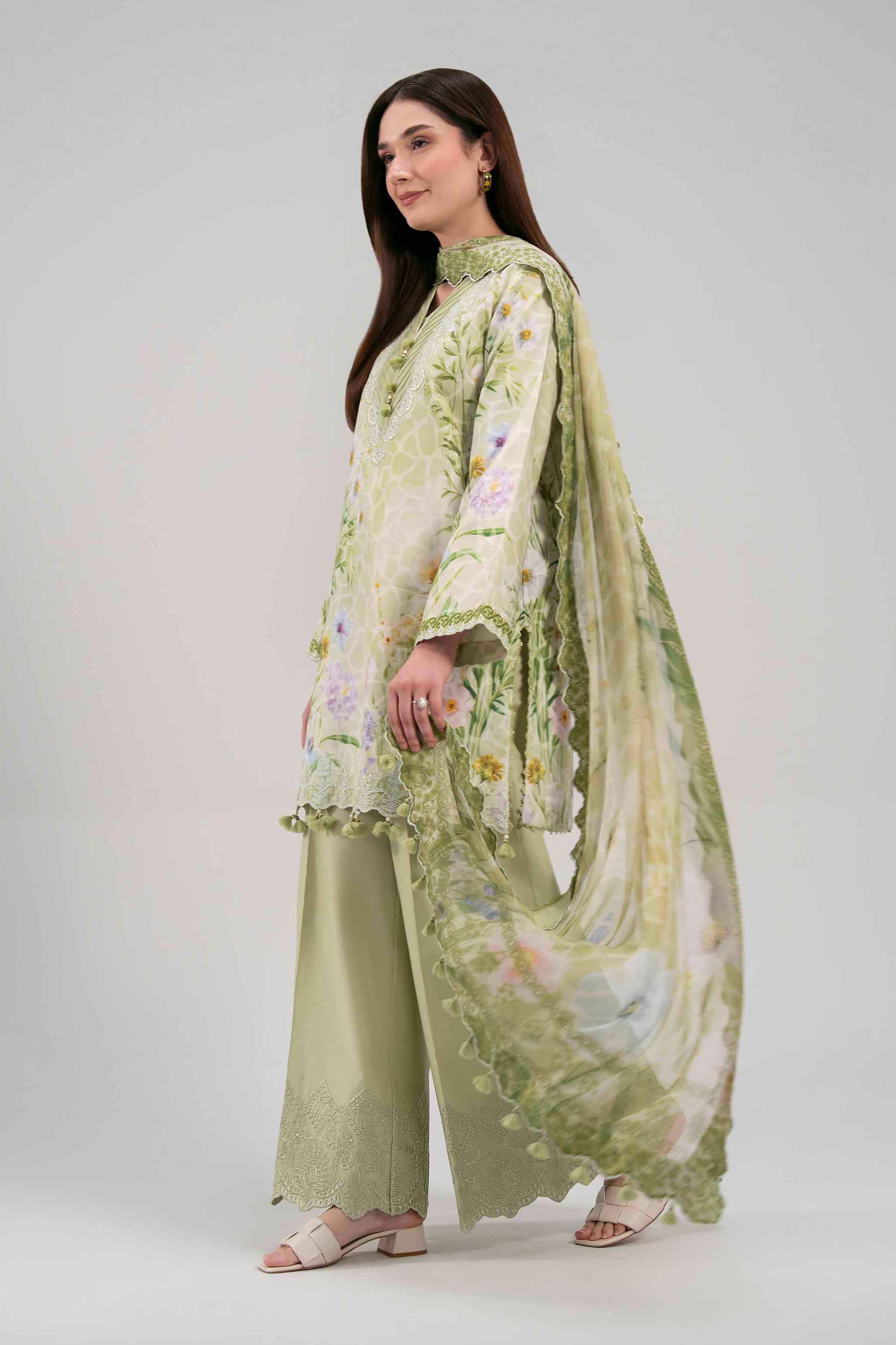 3 Piece - Embroidered Suit - 42601329 for Women - Unstitched Collection | Nishat | Shop Online