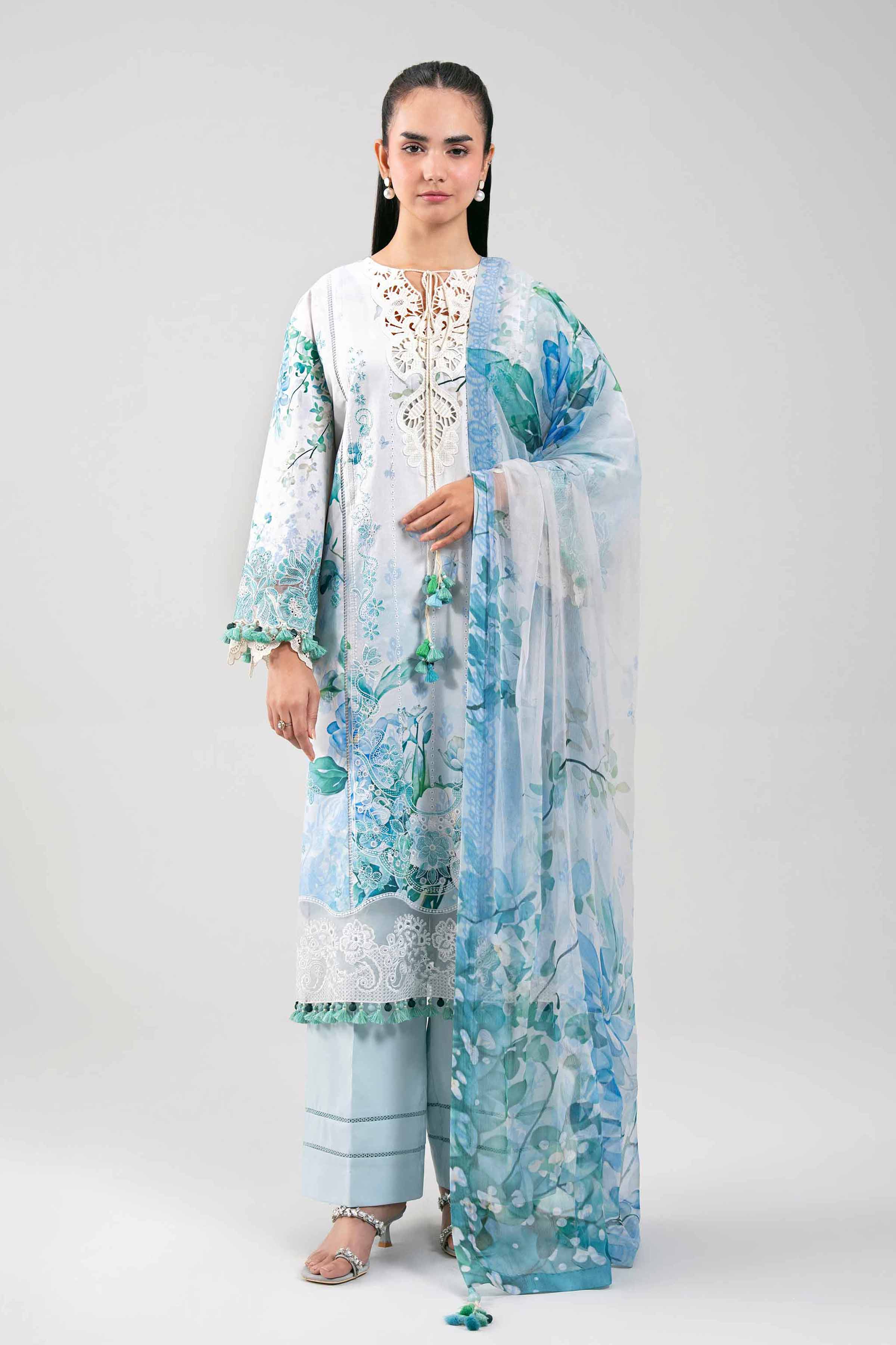 3 Piece - Embroidered Suit - 42601330 for Women - Unstitched Collection | Nishat | Shop Online