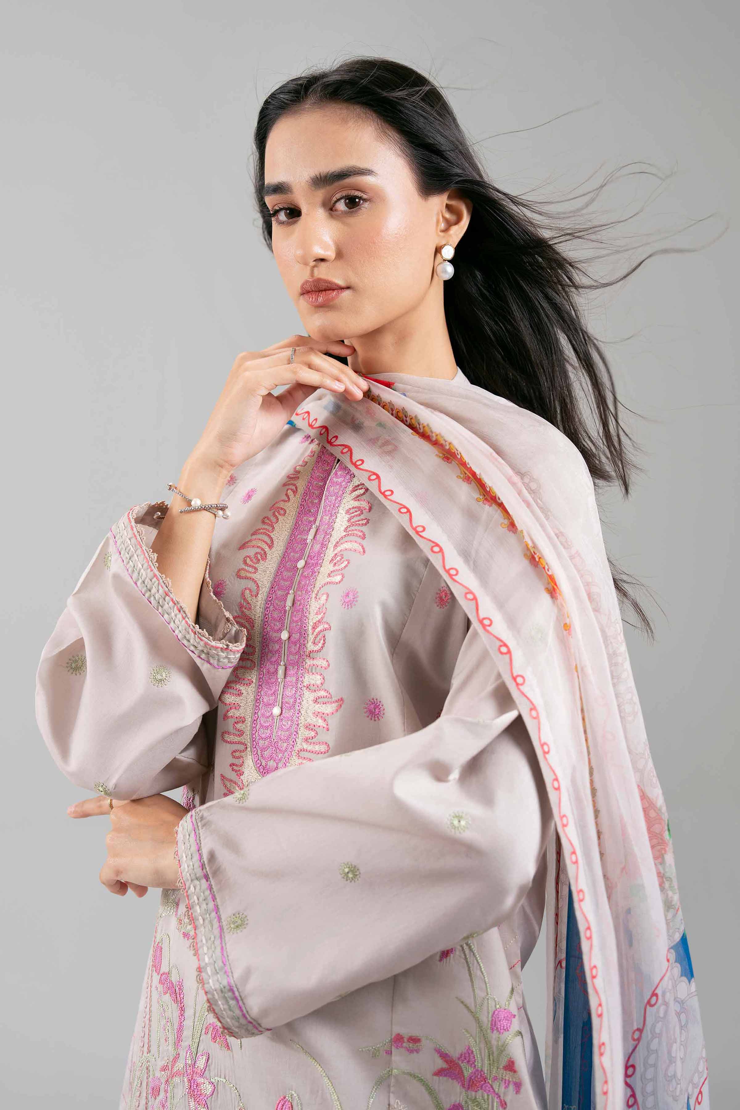 3 Piece - Digital Printed Embroidered Suit - 42601336 for Women - Unstitched Collection | Nishat | Shop Online