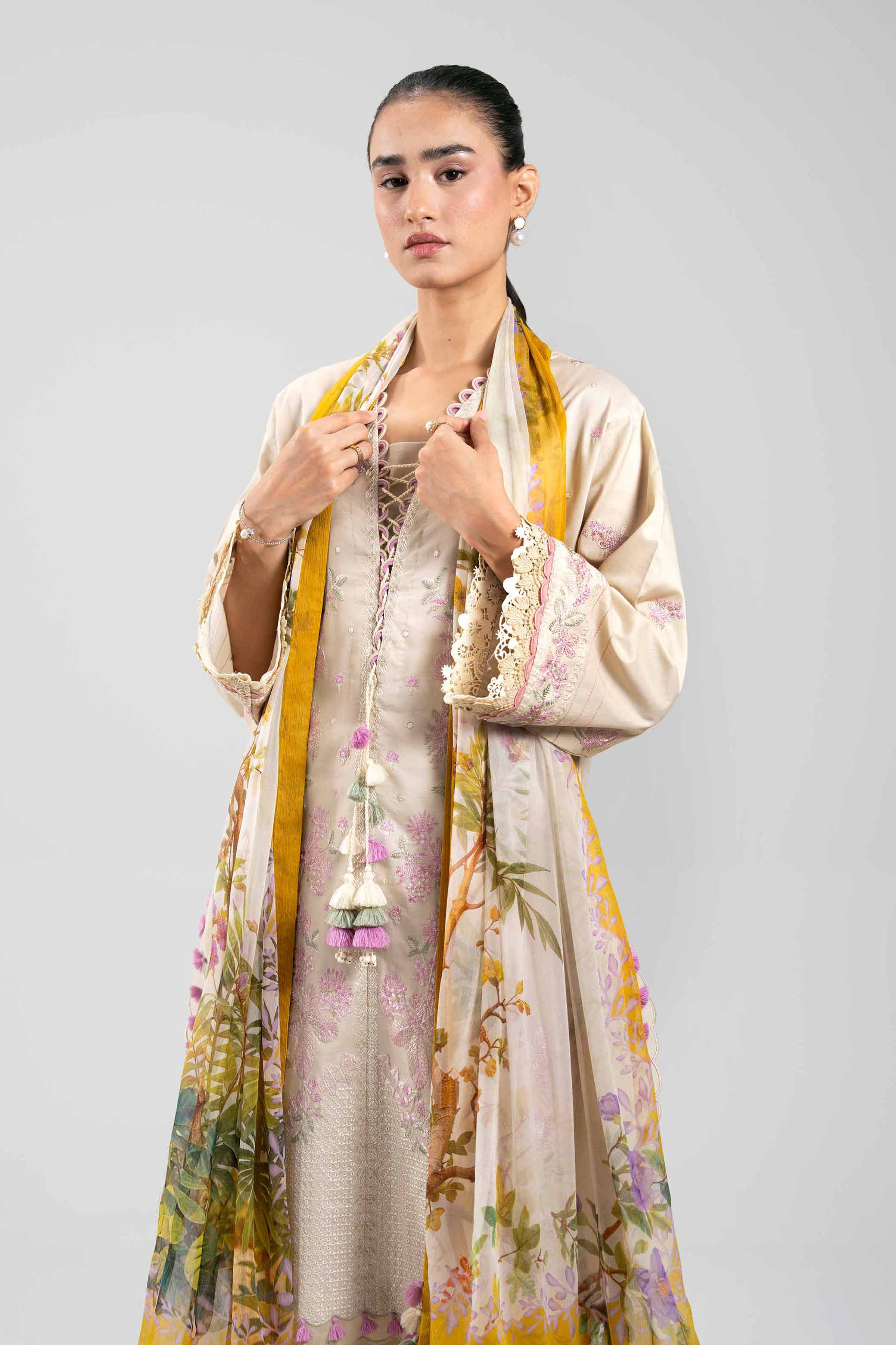 3 Piece - Embroidered Suit - 42601340 for Women - Unstitched Collection | Nishat | Shop Online