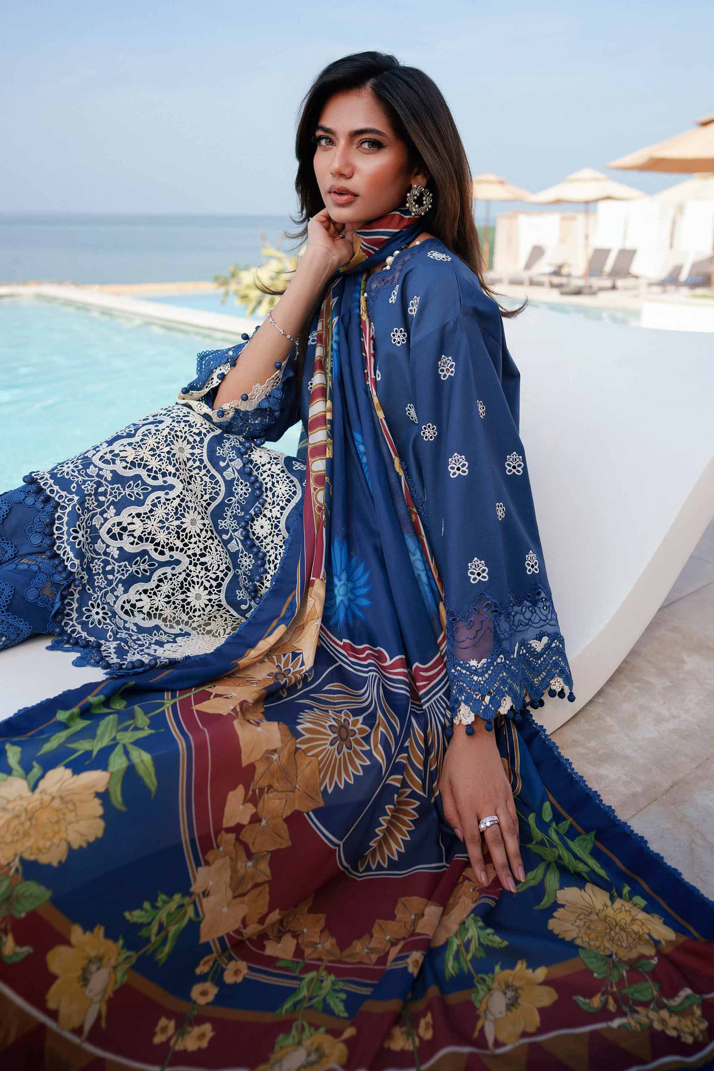 3 Piece - Embroidered Suit - 42601346 for Women - Unstitched Collection | Nishat | Shop Online