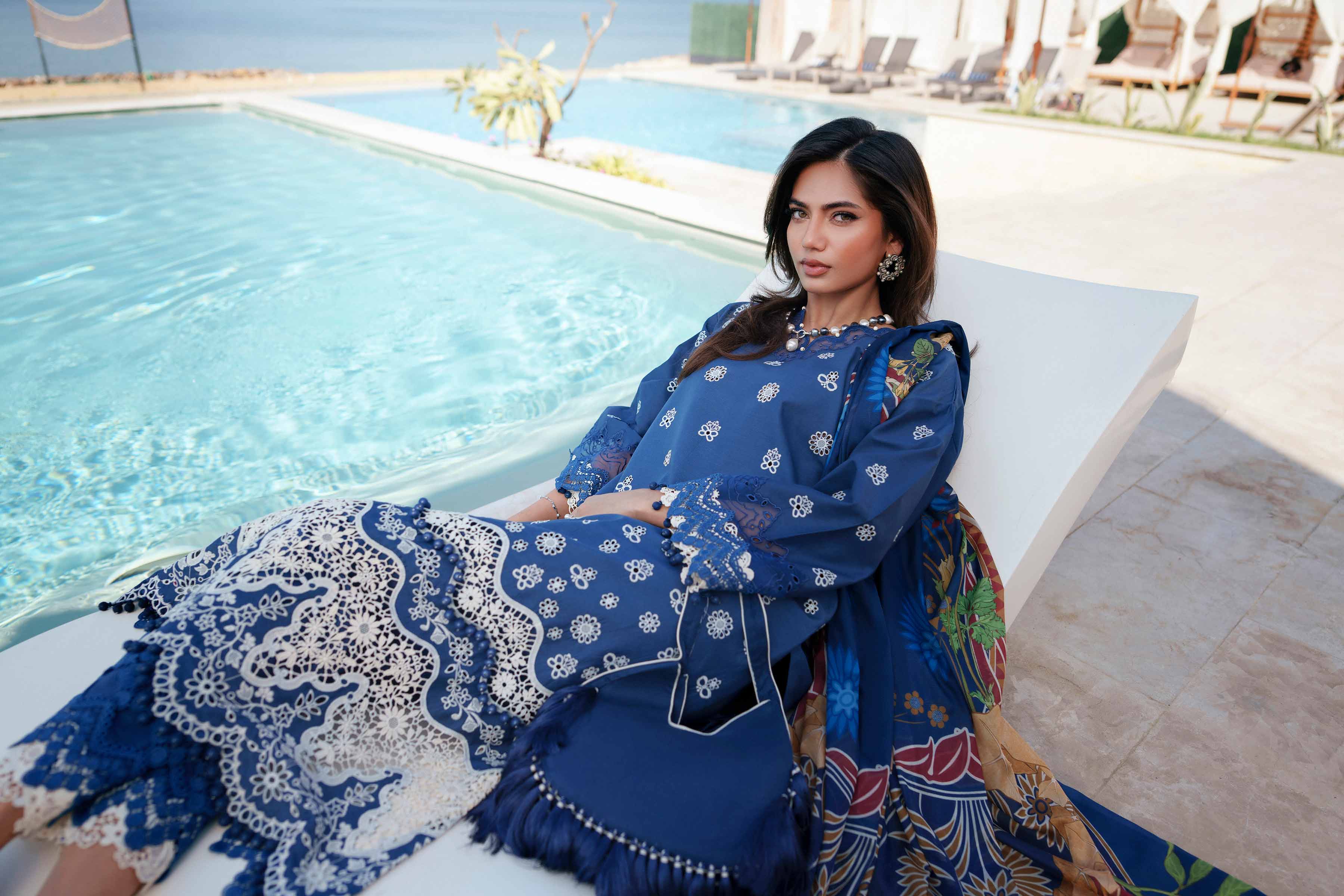 3 Piece - Embroidered Suit - 42601346 for Women - Unstitched Collection | Nishat | Shop Online