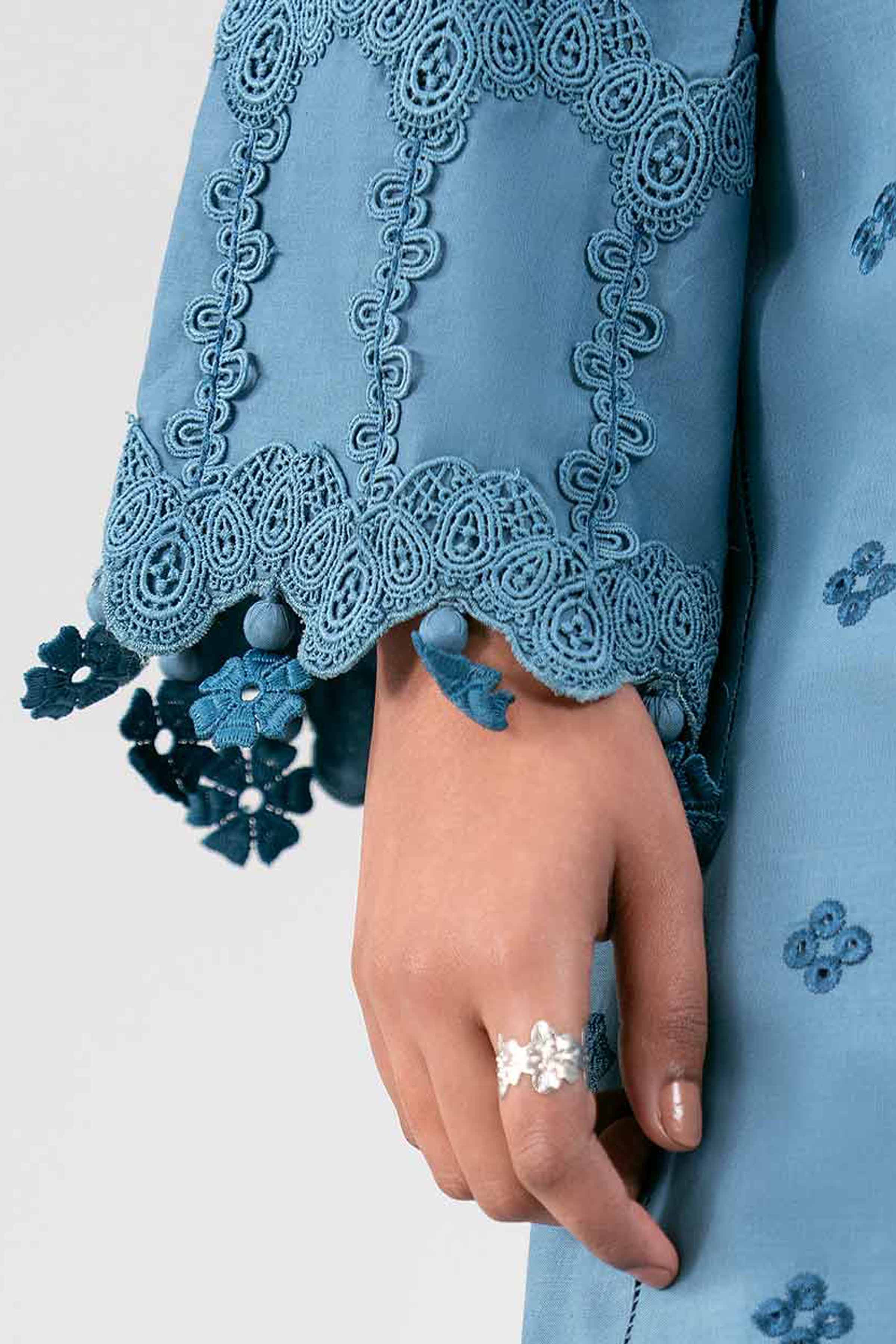 3 Piece - Embroidered Suit - 42601347 for Women - Unstitched Collection | Nishat | Shop Online