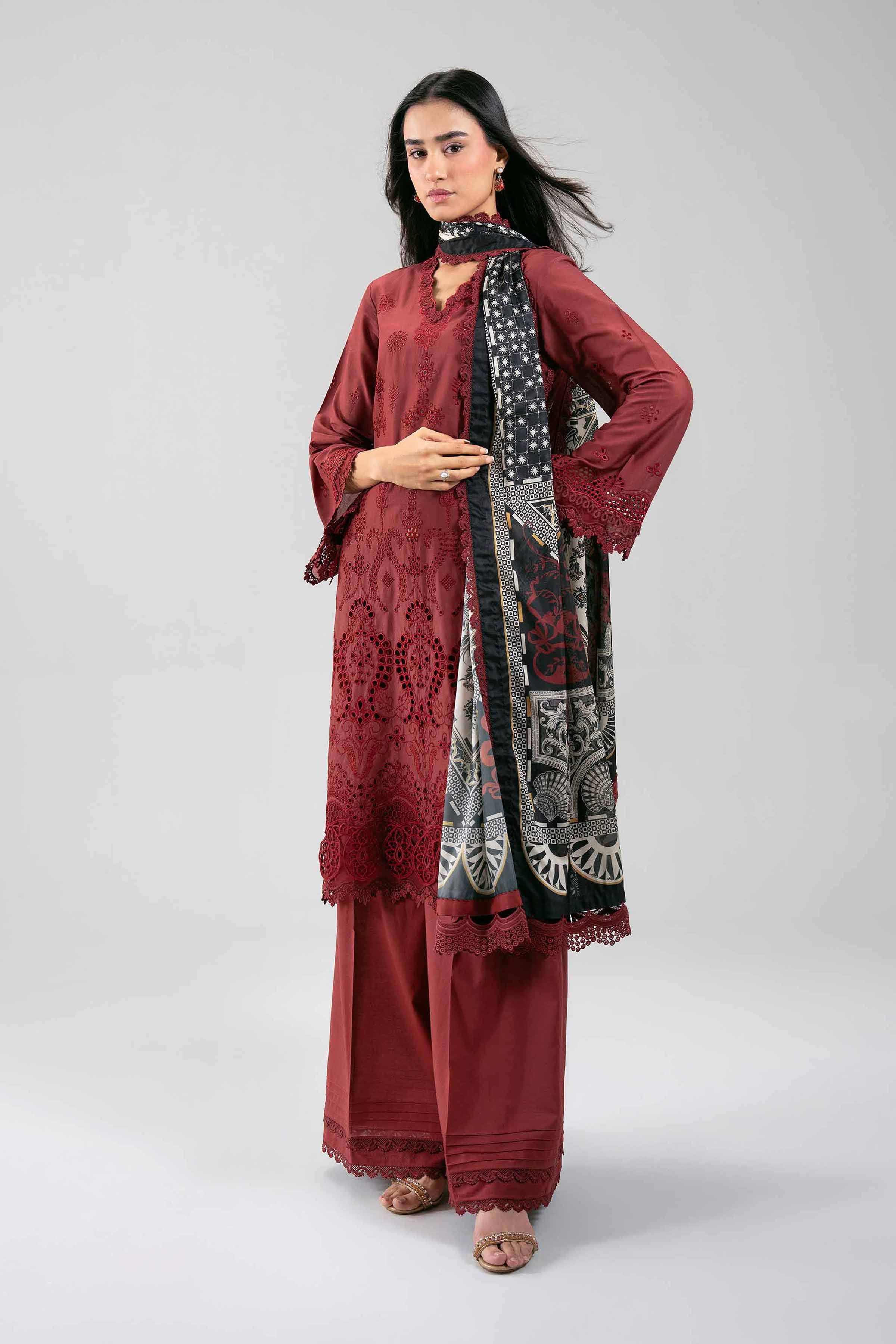 3 Piece - Digital Printed Embroidered Suit - 42601349 for Women - Unstitched Collection | Nishat | Shop Online