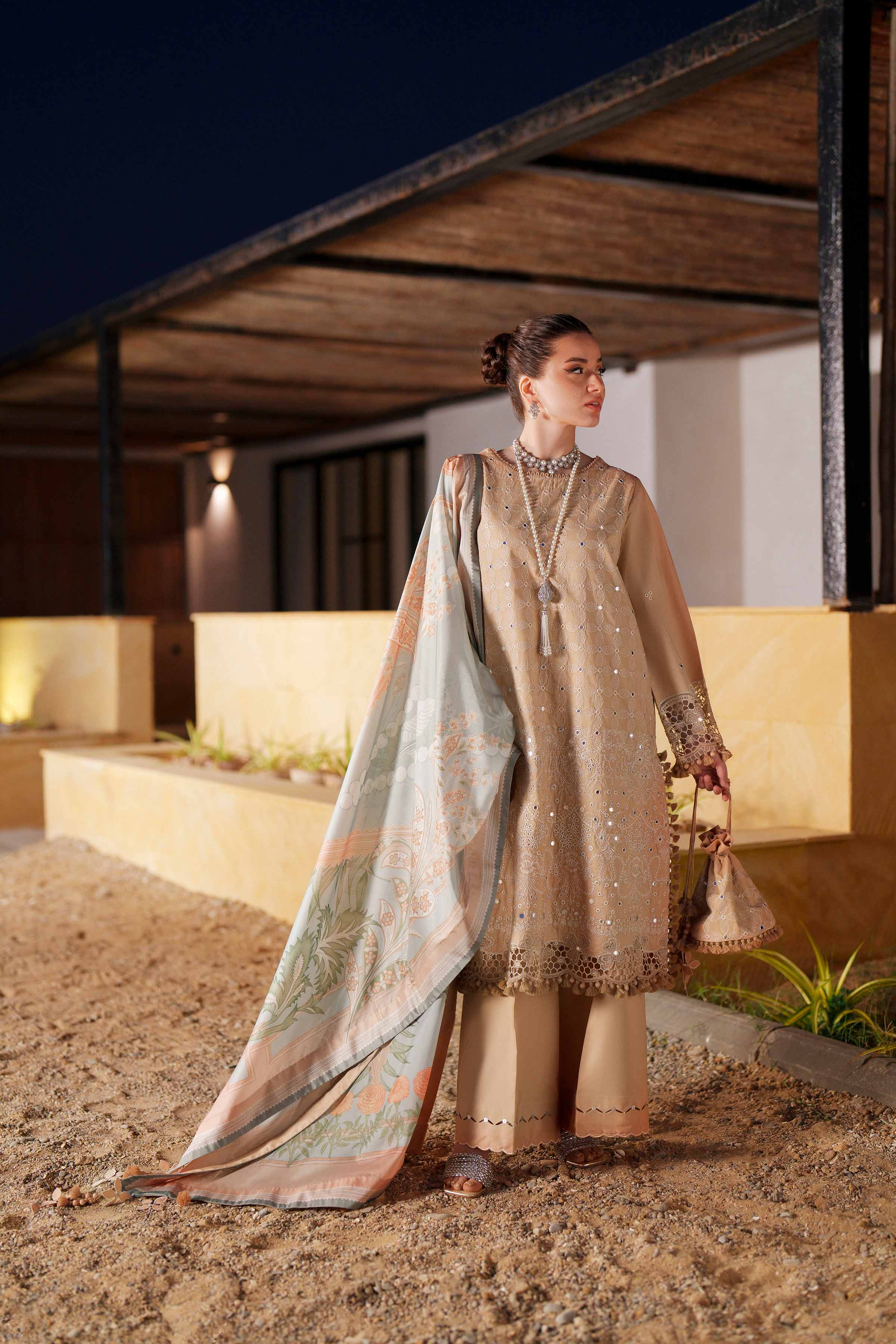 3 Piece - Embroidered Suit - 42601351 for Women - Unstitched Collection | Nishat | Shop Online